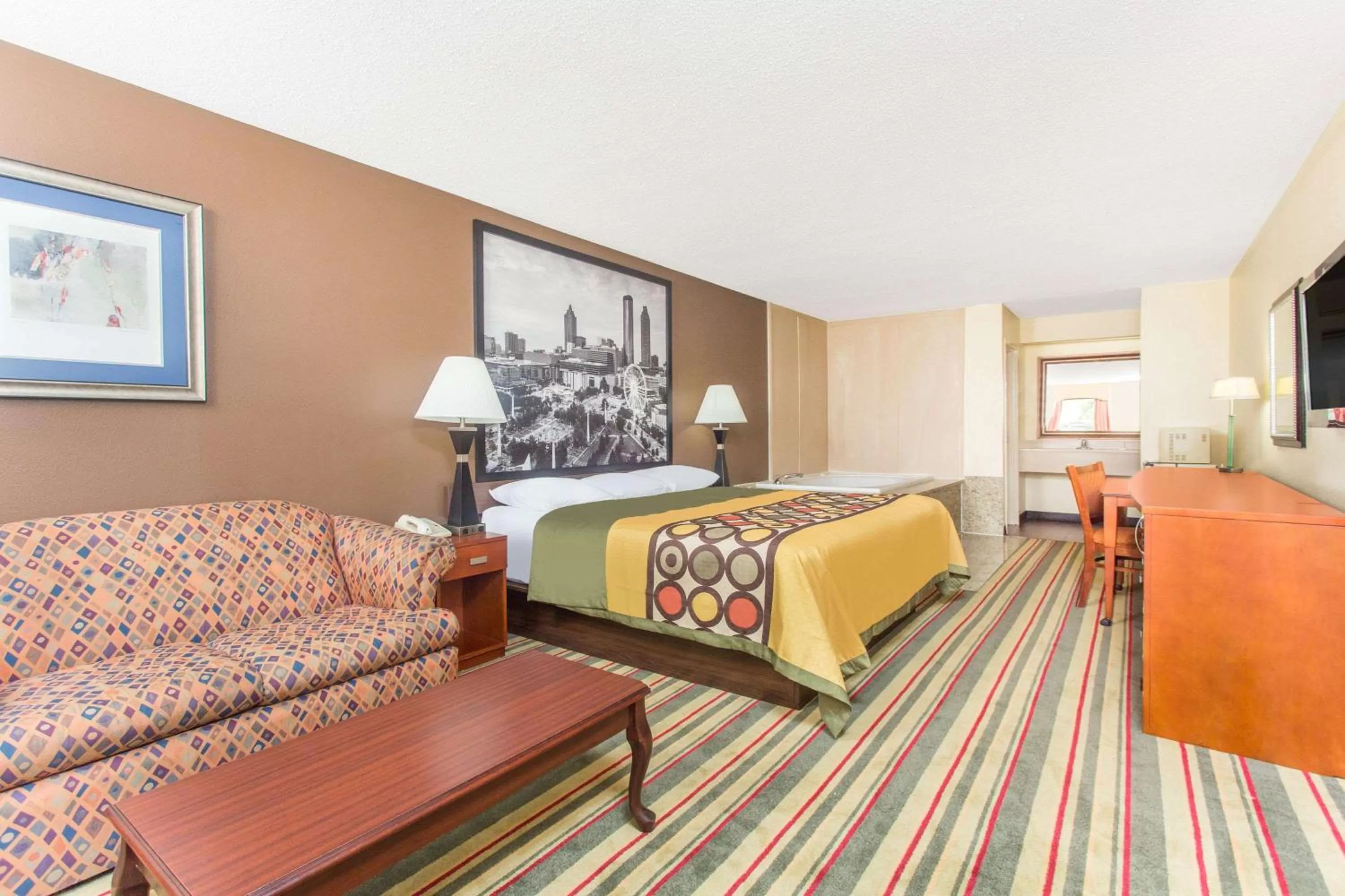 Photo of the whole room in Super 8 by Wyndham Dublin