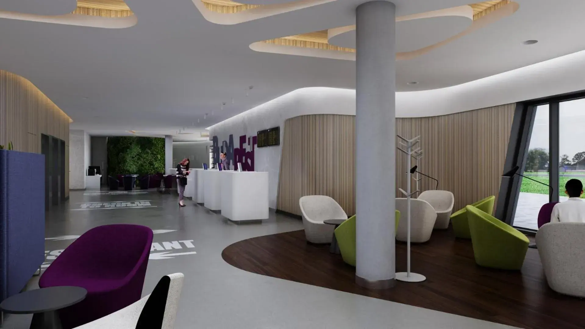 Lobby or reception, Lobby/Reception in ibis Styles Budapest Airport