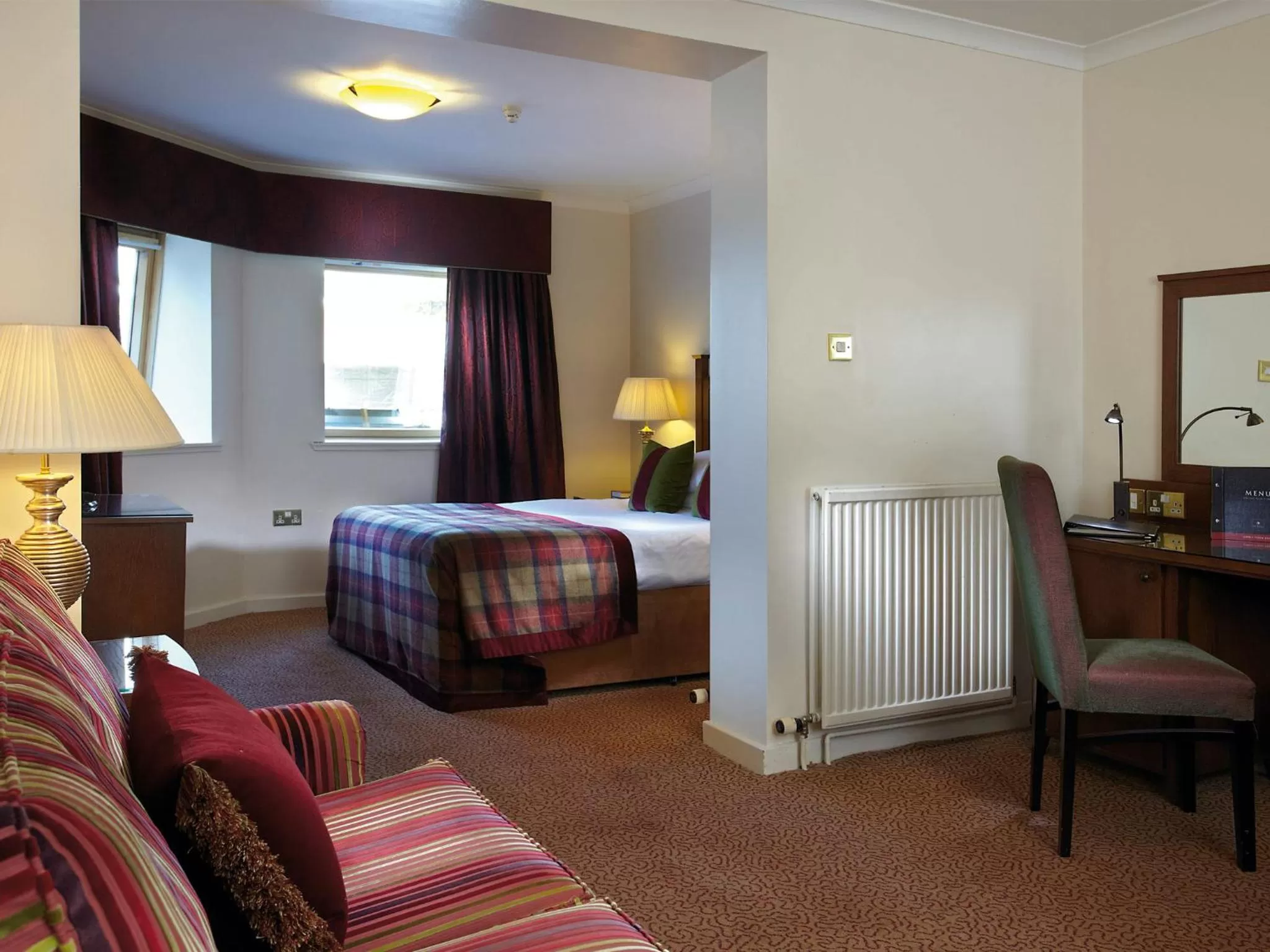 Bed in Macdonald Inchyra Hotel & Spa