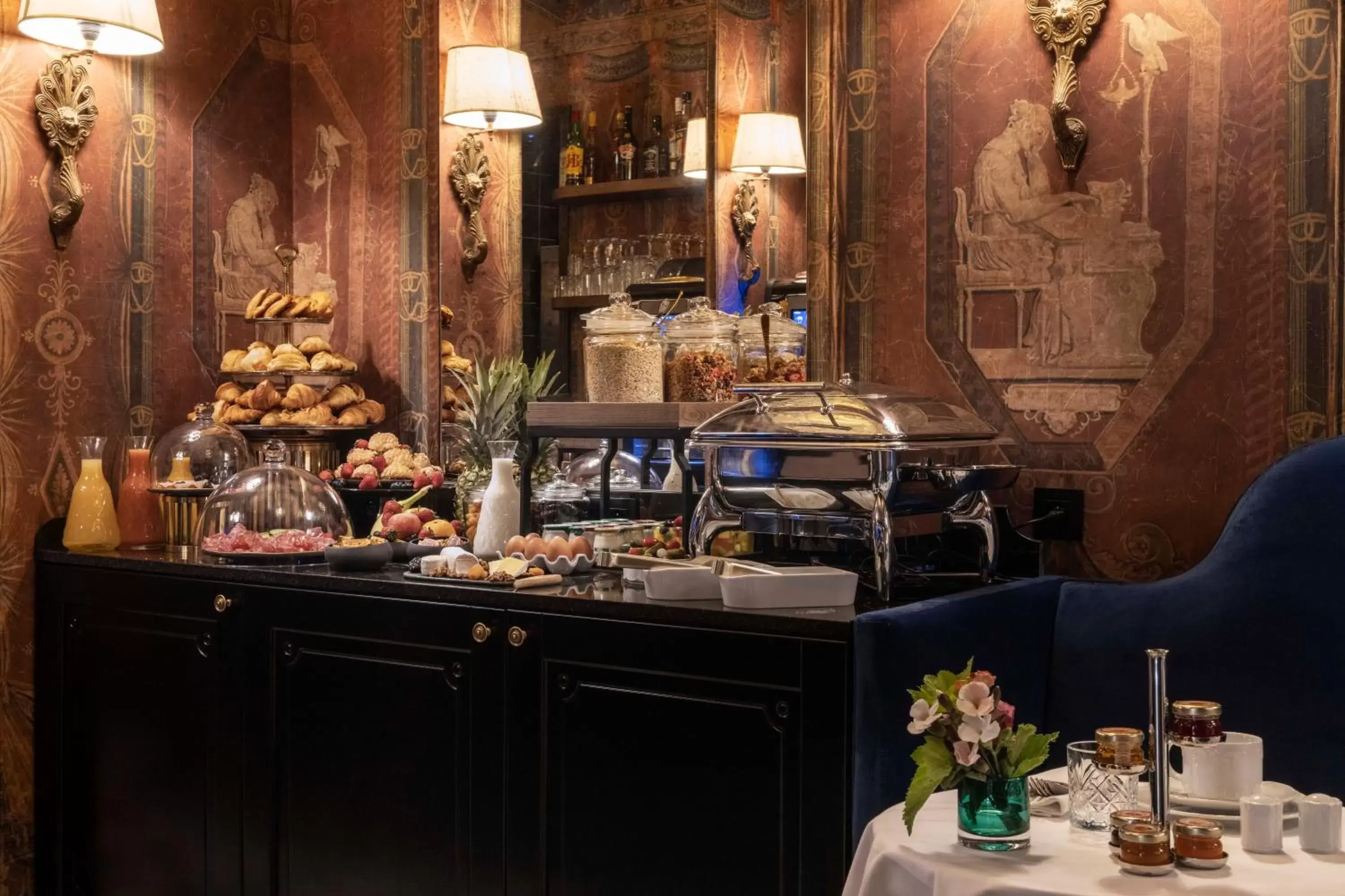 Breakfast, Restaurant/Places to Eat in Hôtel Vinci Due & Spa
