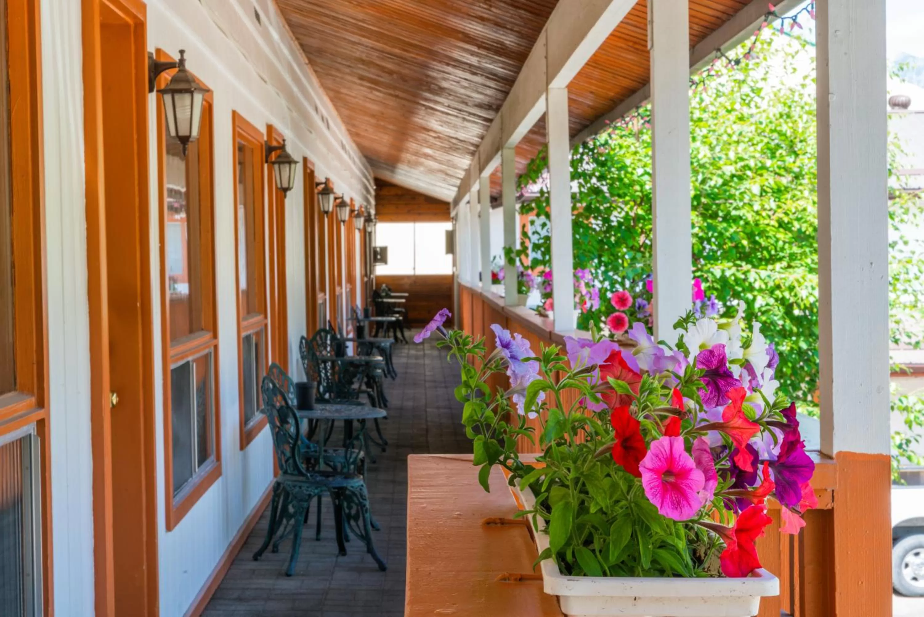 Balcony/Terrace in Cedar Motel