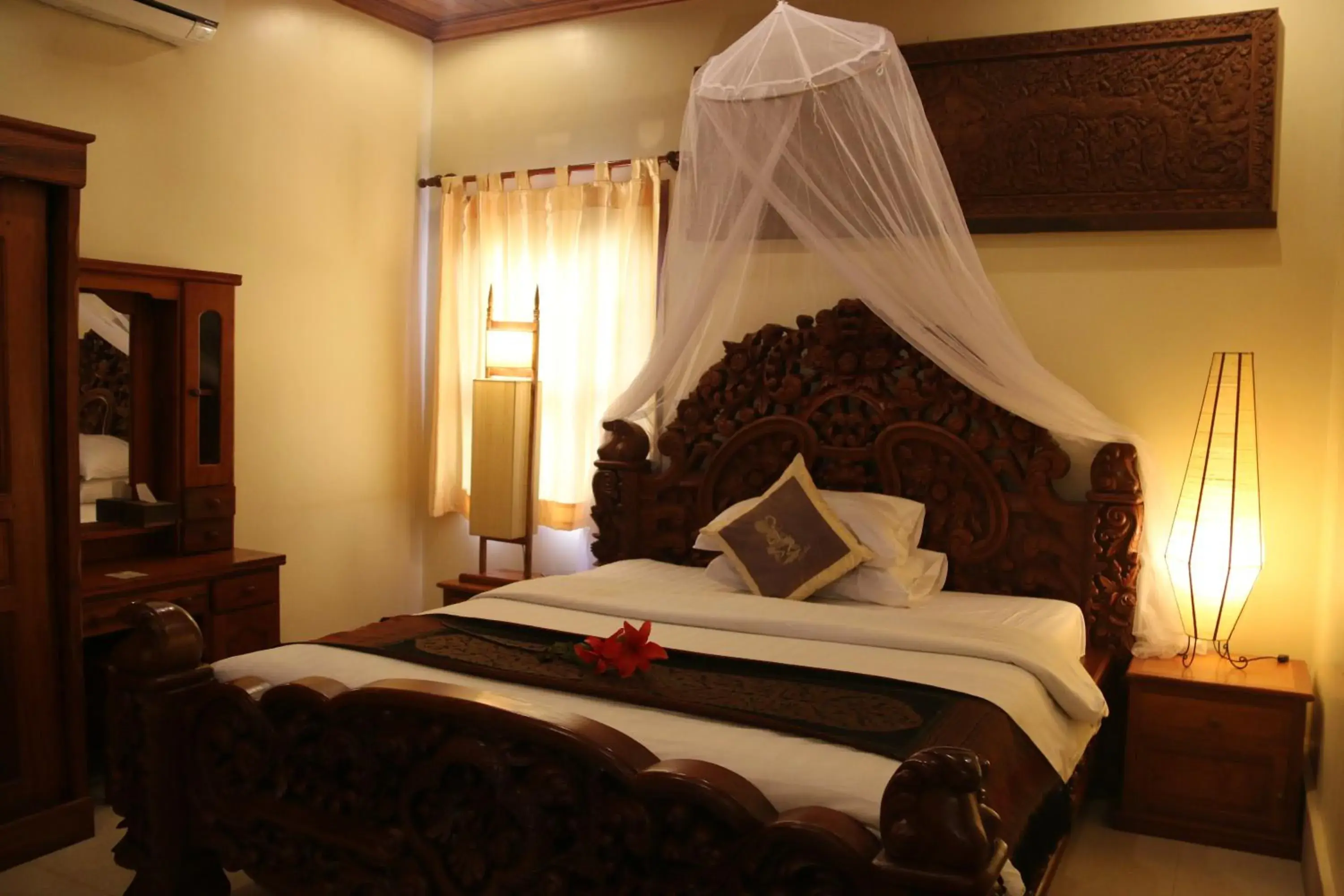Property building, Bed in Shining Angkor Boutique Hotel