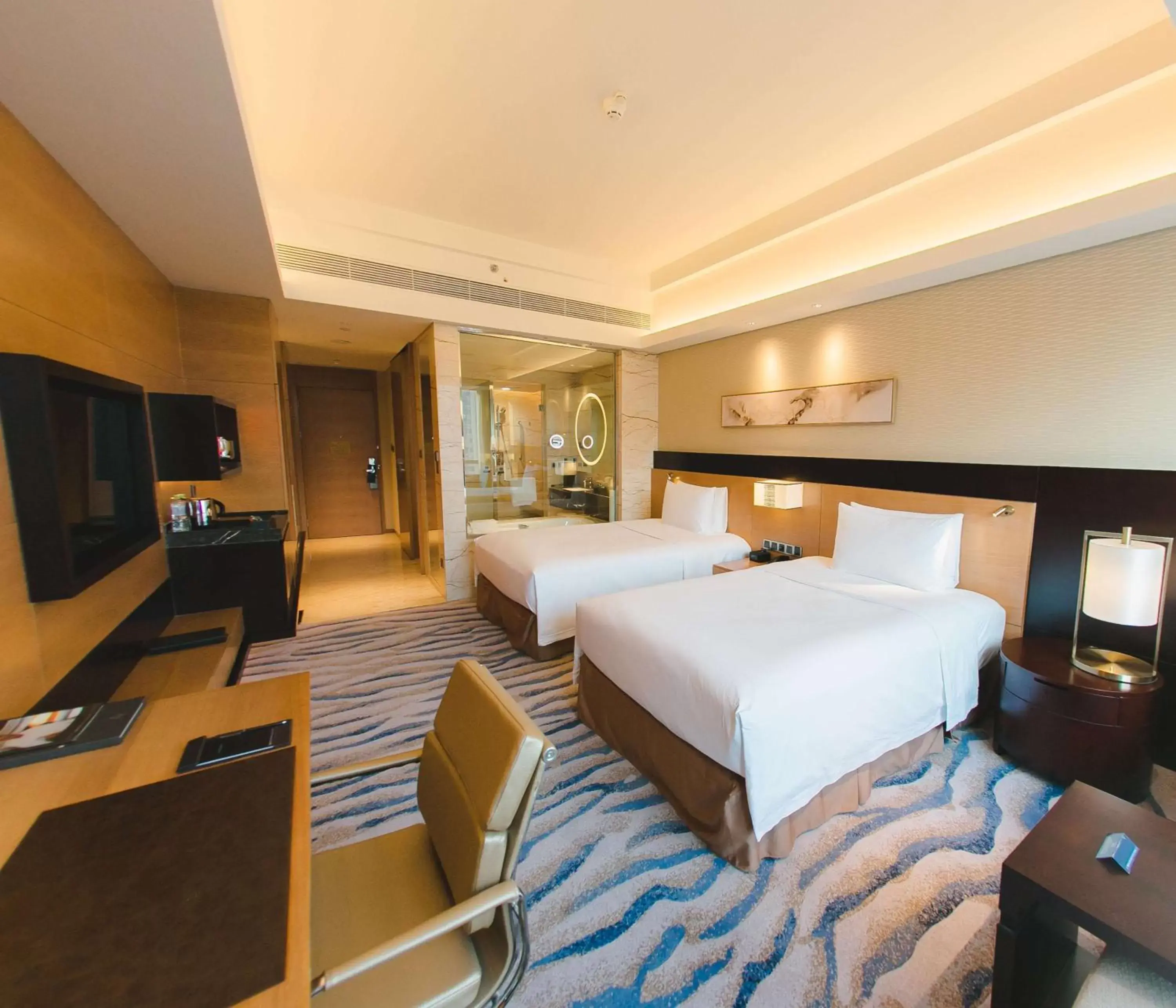 Bedroom in Hilton Yantai Golden Coast