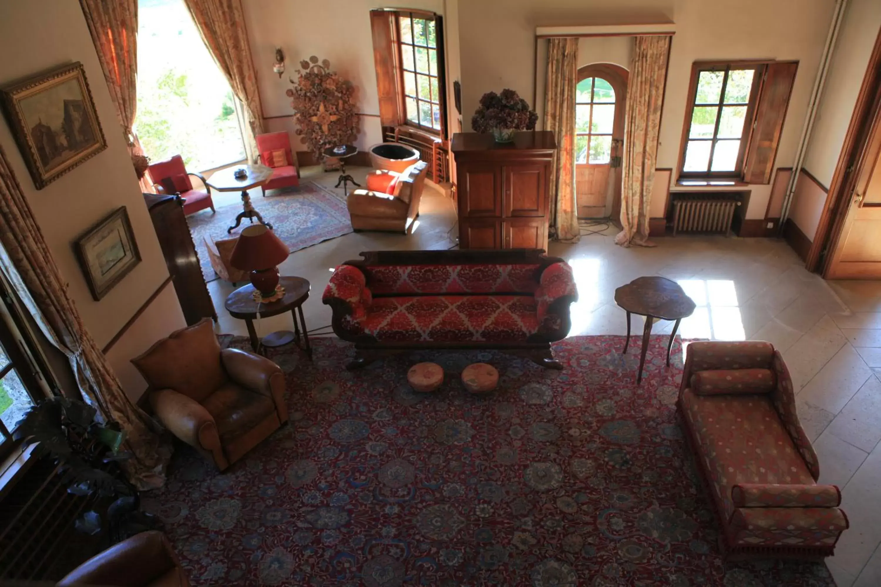 Communal lounge/ TV room, Seating Area in Le Logis d'Arniere