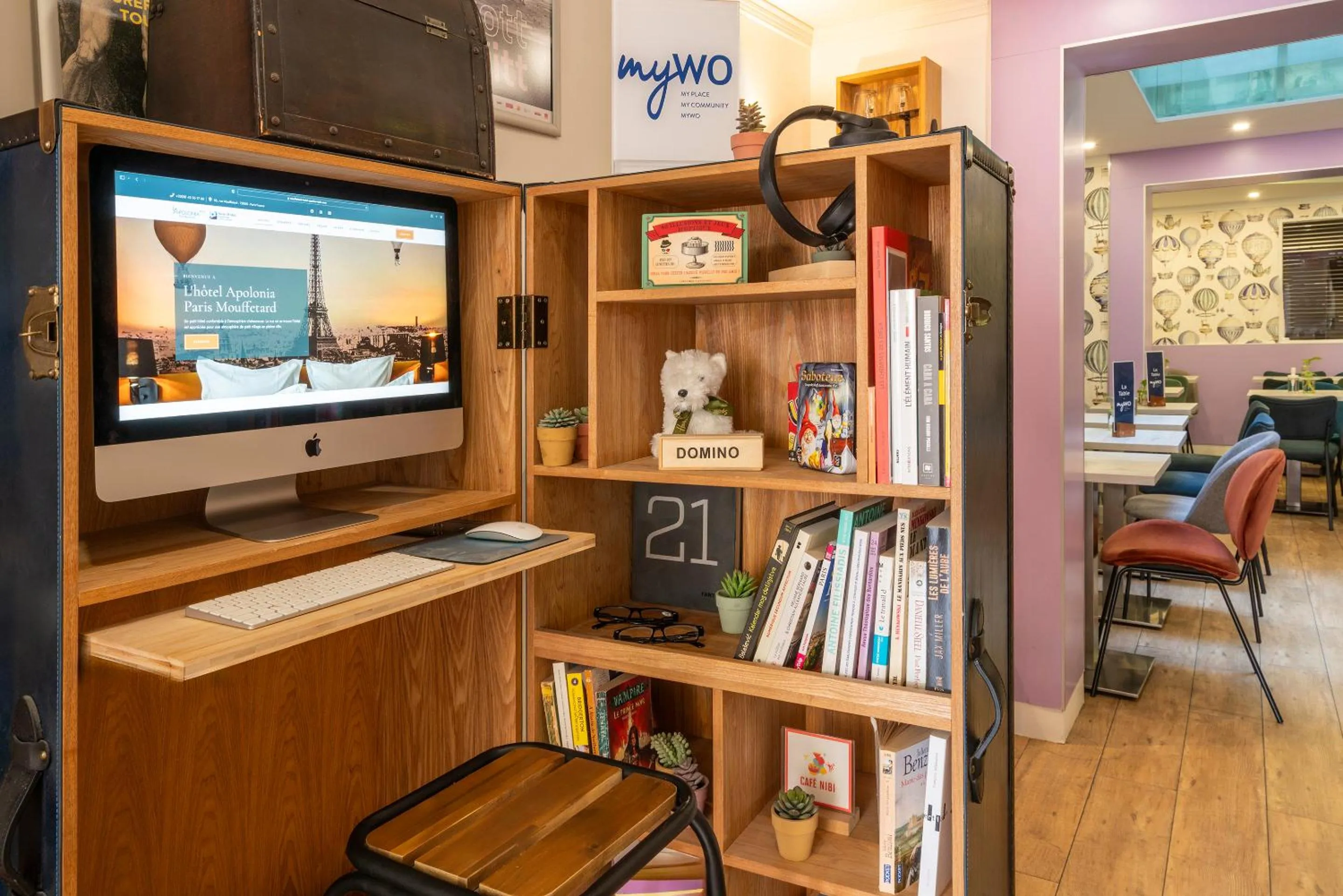 Lobby or reception in Hotel Apolonia Paris Mouffetard, Sure Hotel Collection by Best Western