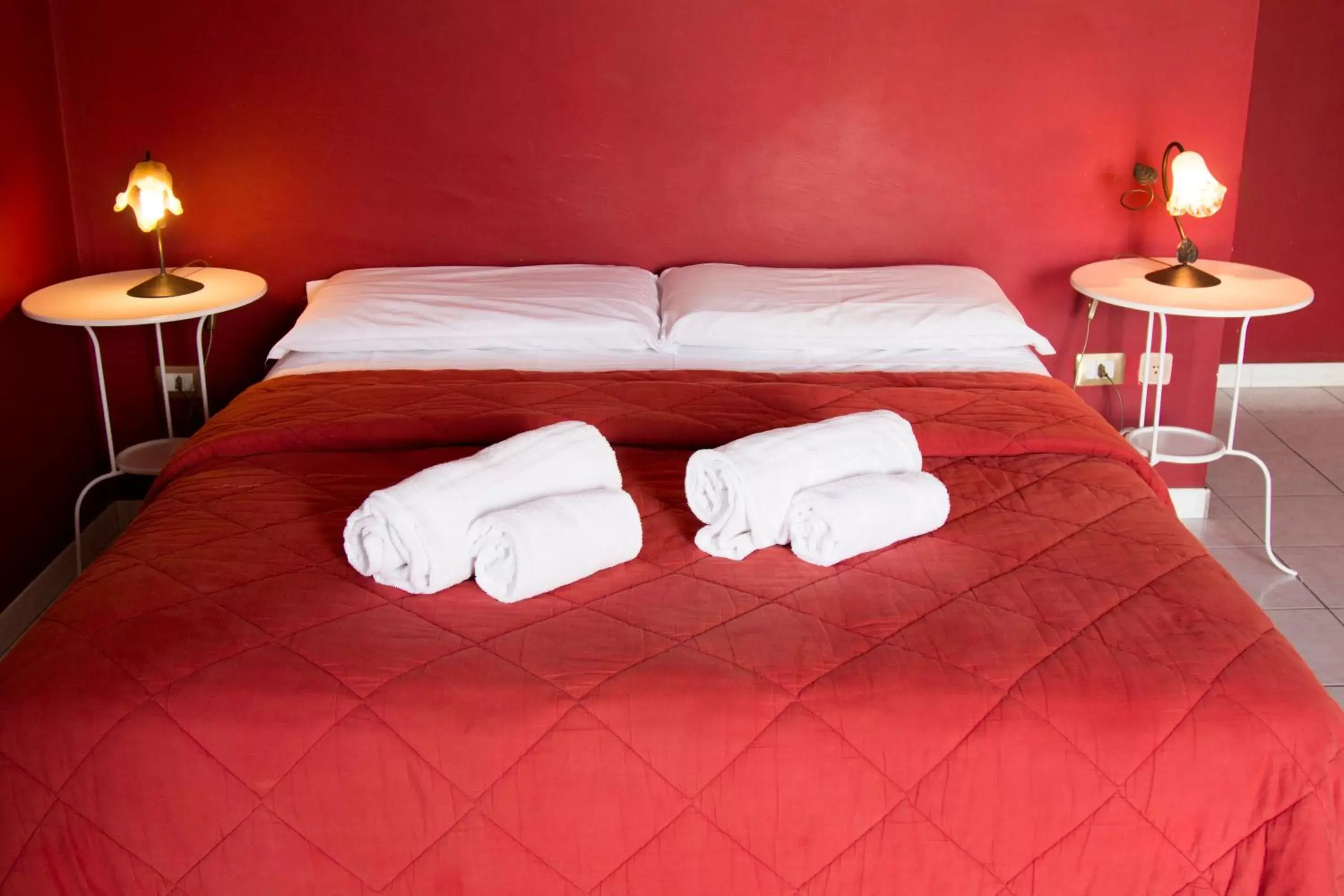 Bed in Hotel Biscari