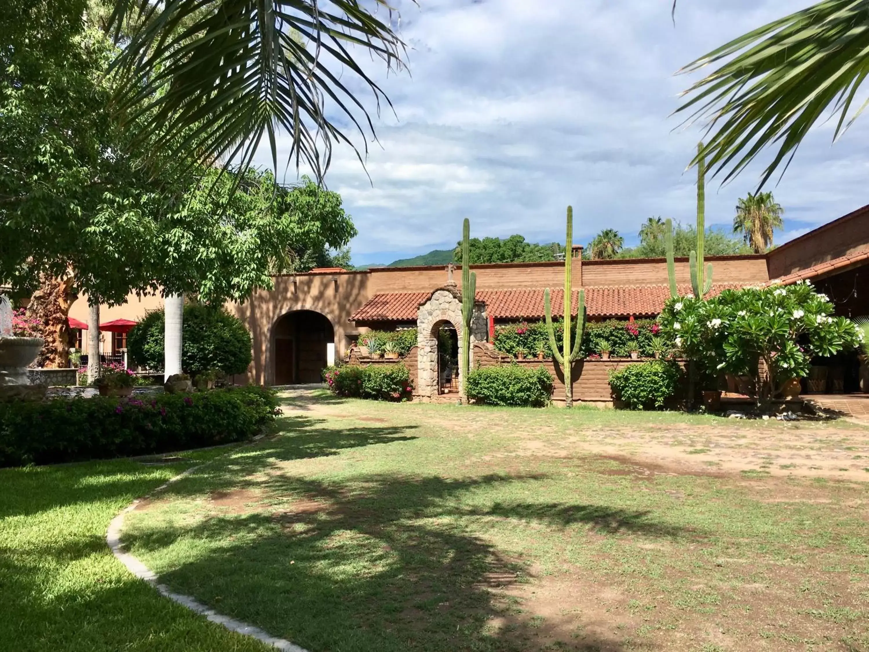 Garden in Hacienda de los Santos