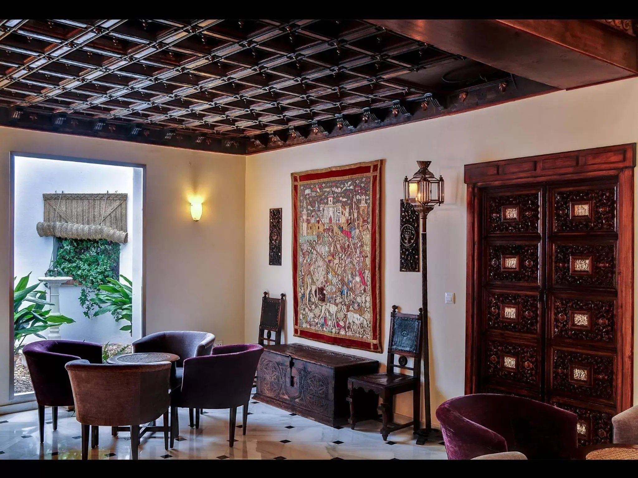 Lobby or reception in Hotel Murillo Lobby or reception in Hotel Murillo