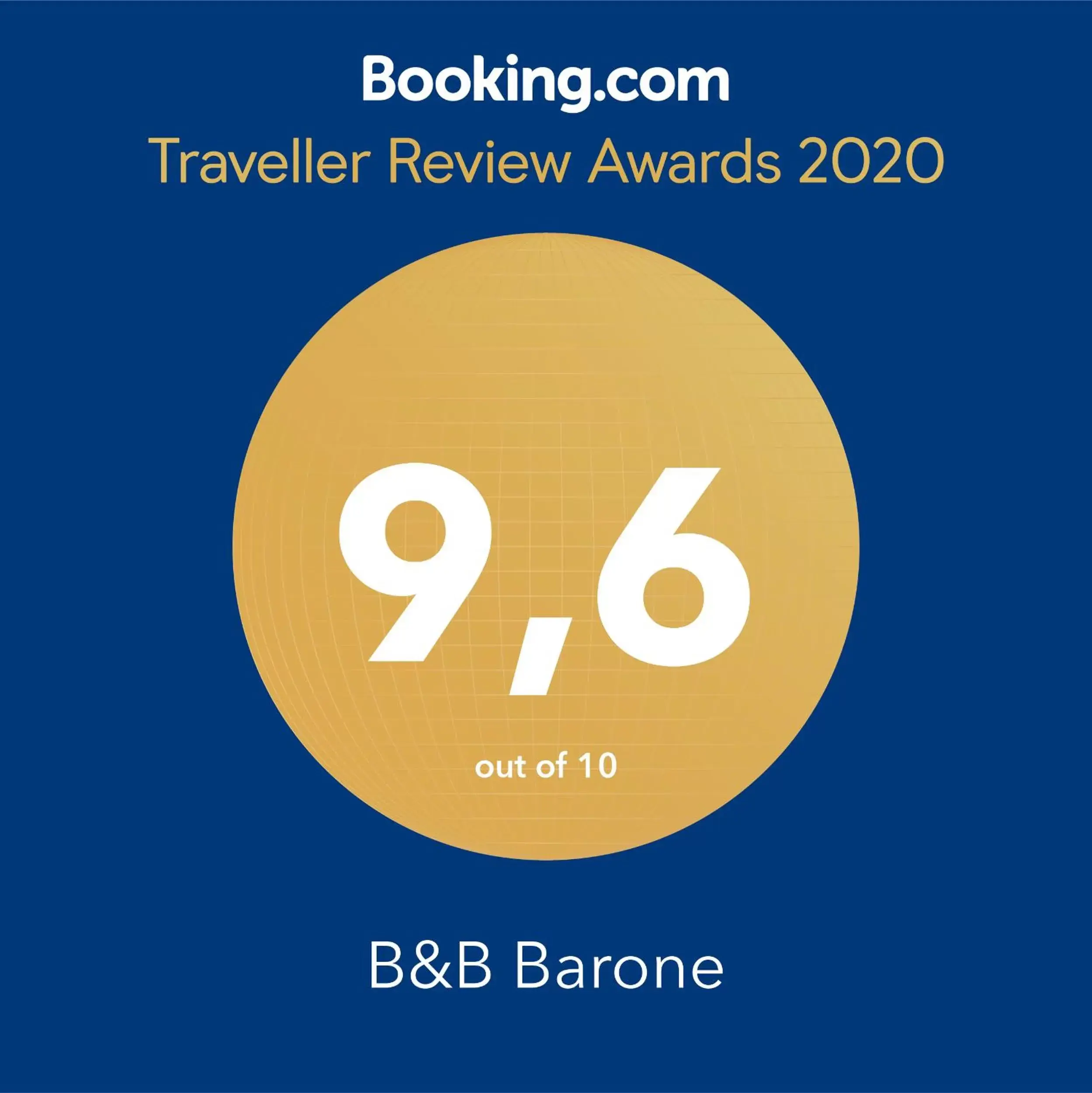 Certificate/Award in B&B Barone