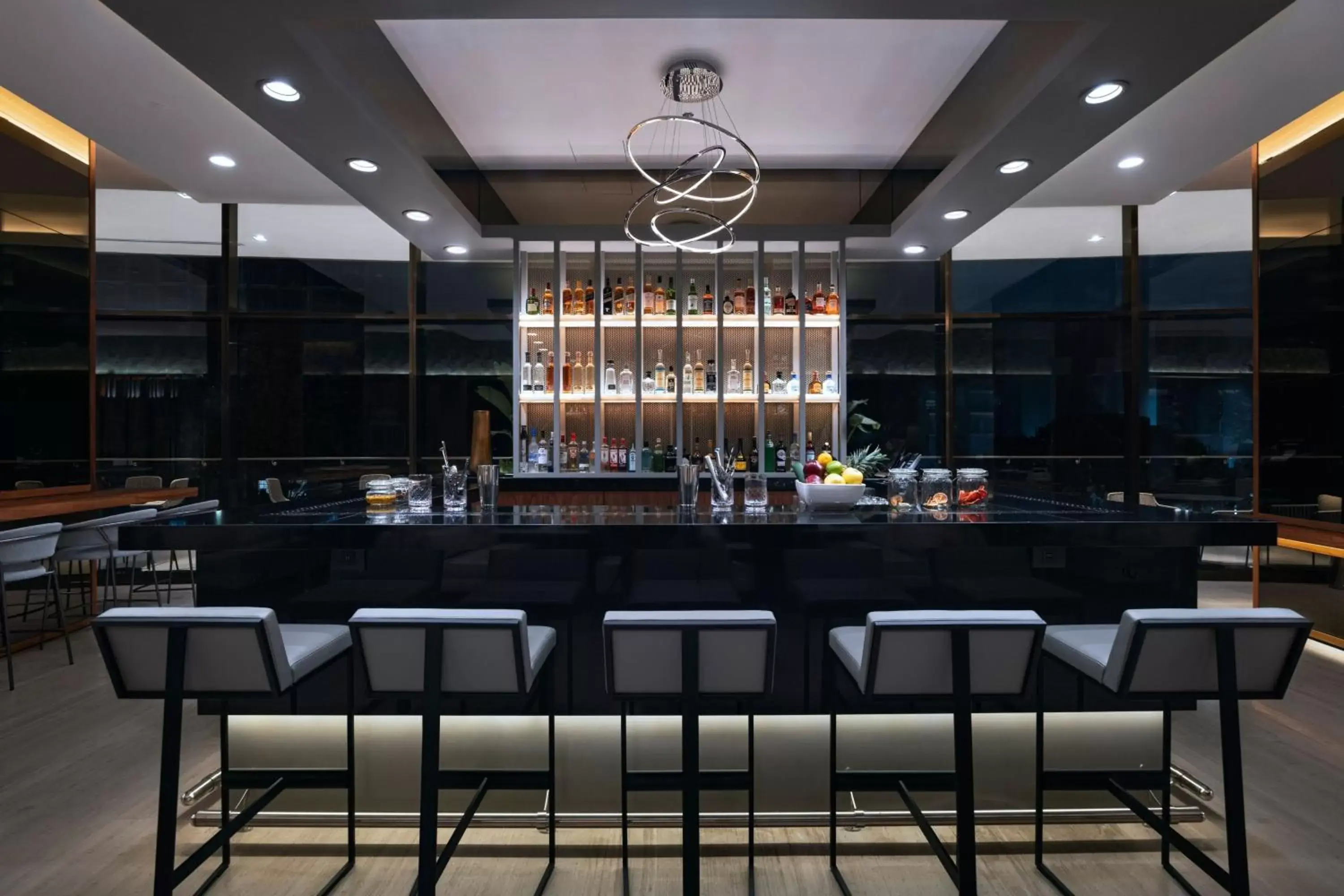 Lounge or bar, Restaurant/Places to Eat in AC Hotel by Marriott Monterrey Valle