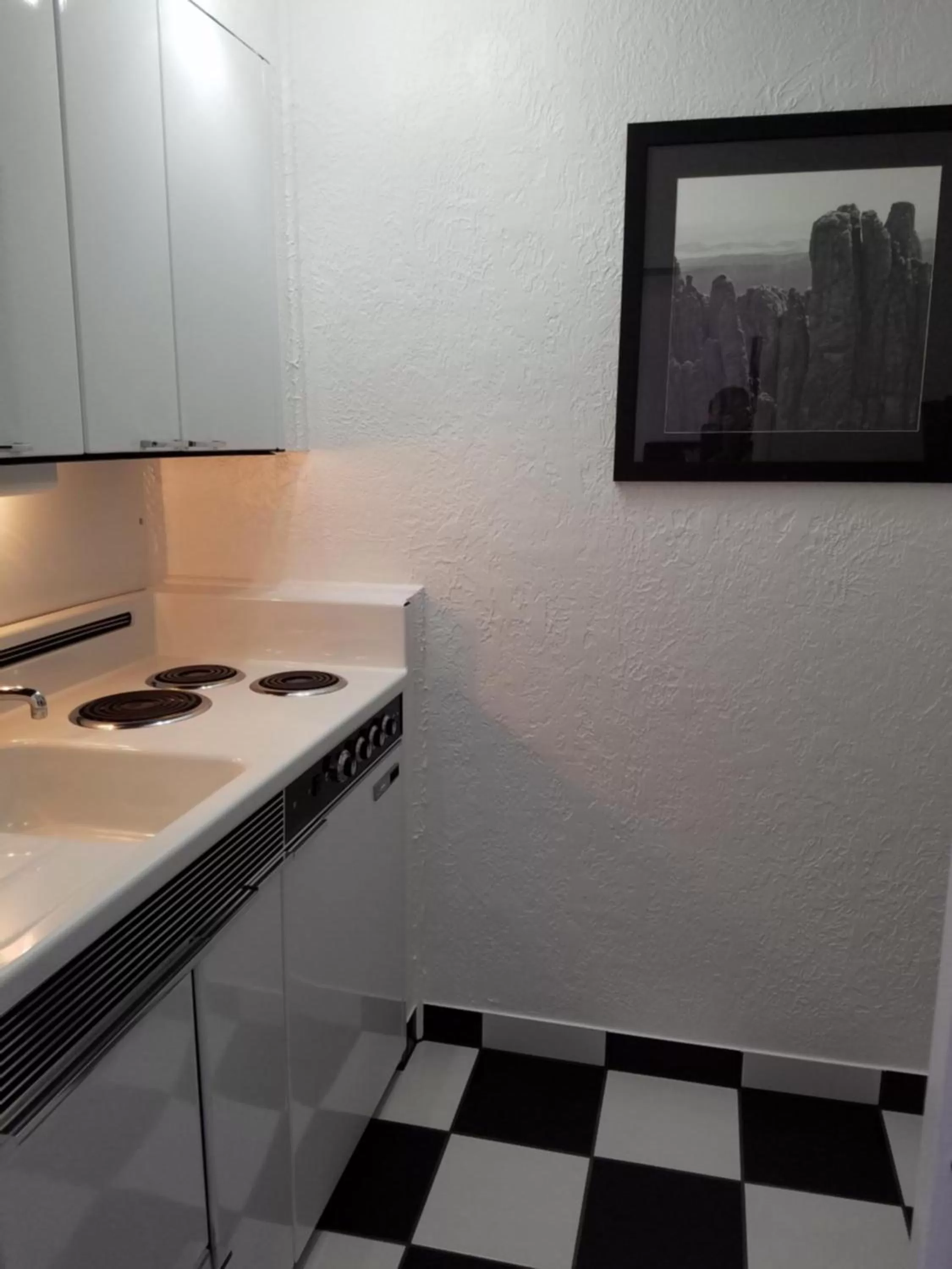 Kitchen or kitchenette, Kitchen/Kitchenette in Rocket Motel