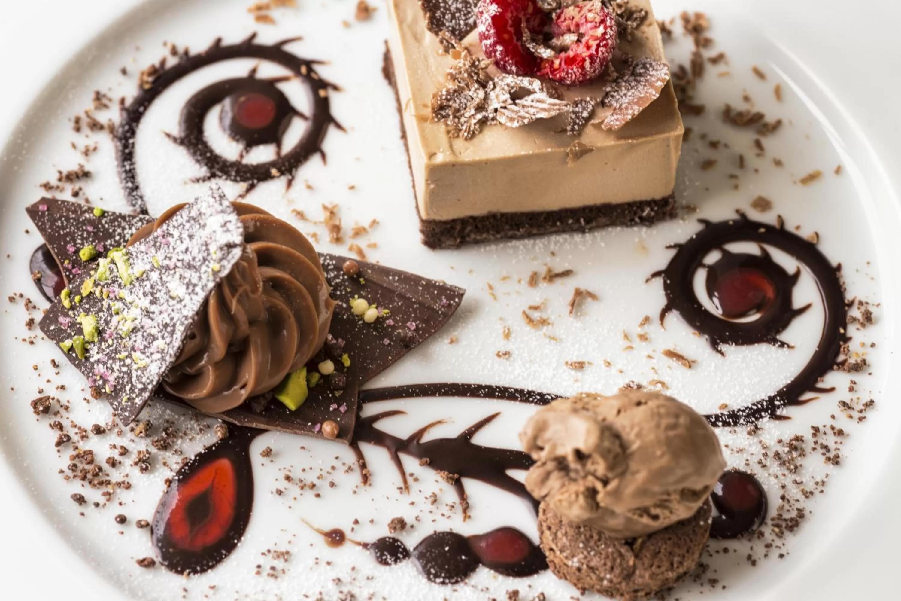 Food close-up in The Old Stocks Inn