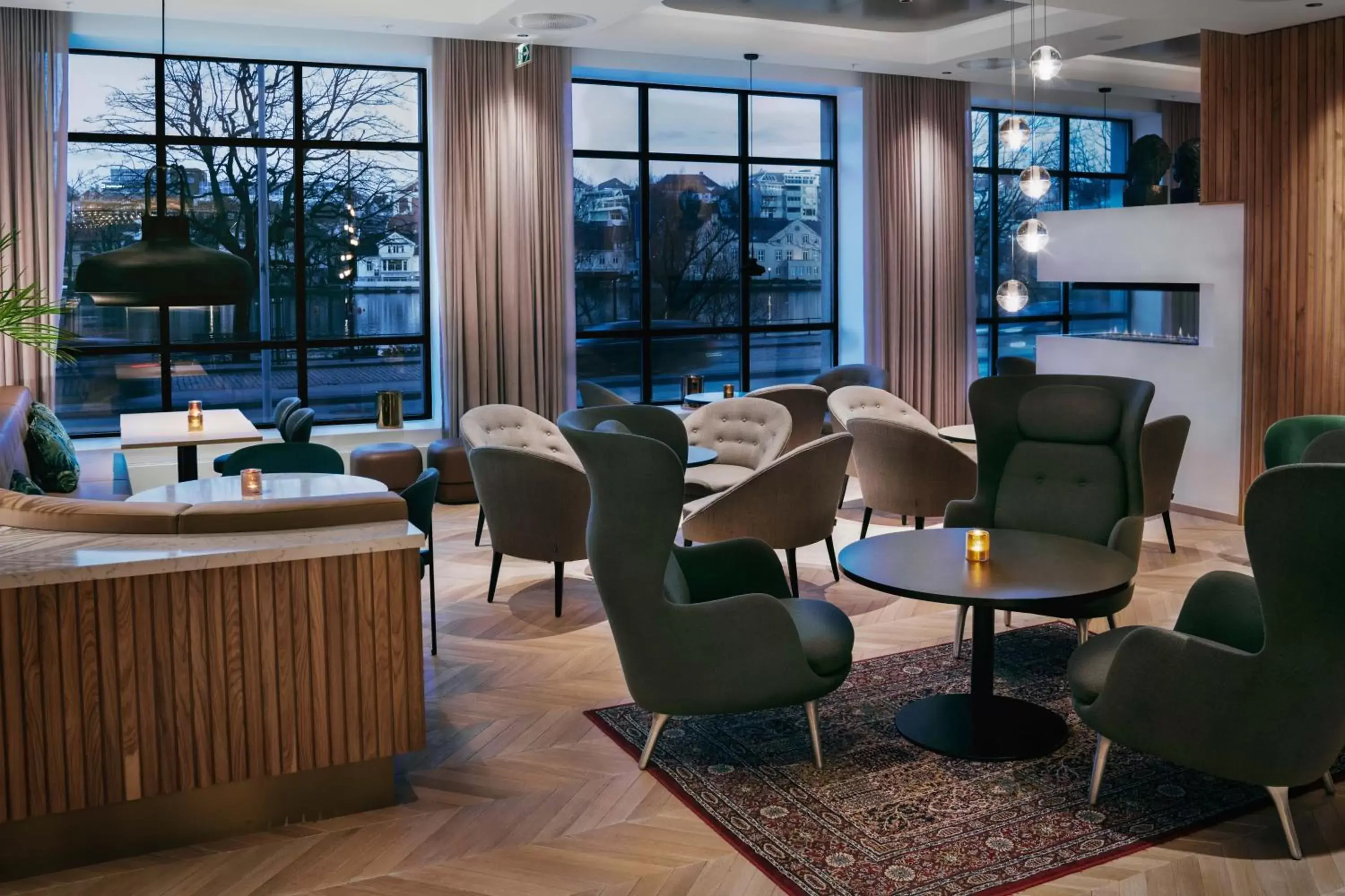 Lounge or bar in Radisson Blu Atlantic Hotel, Stavanger