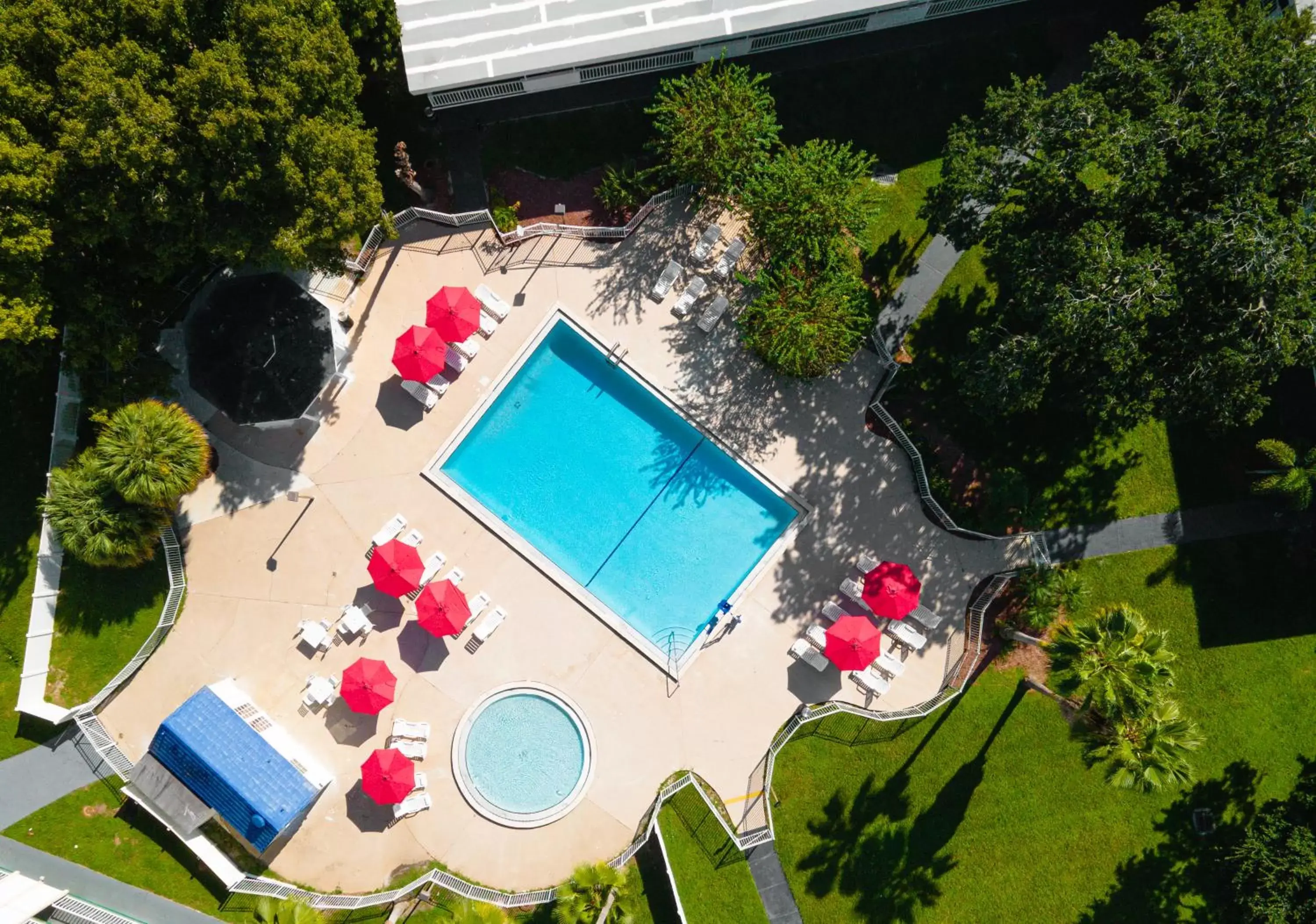 Bird's eye view, Pool View in Developer Inn Maingate