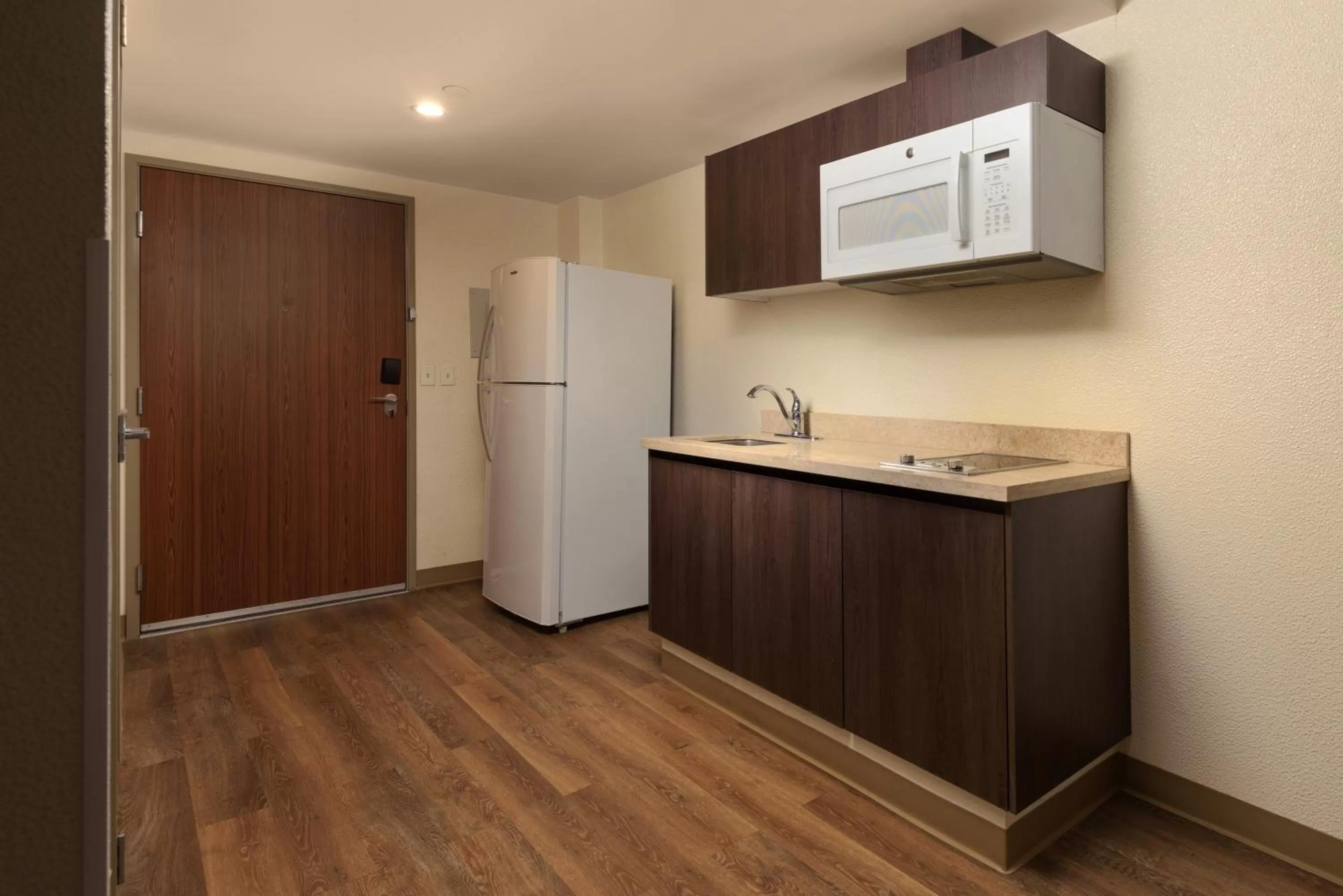 Kitchen or kitchenette in Extended Suites Chihuahua La Juventud