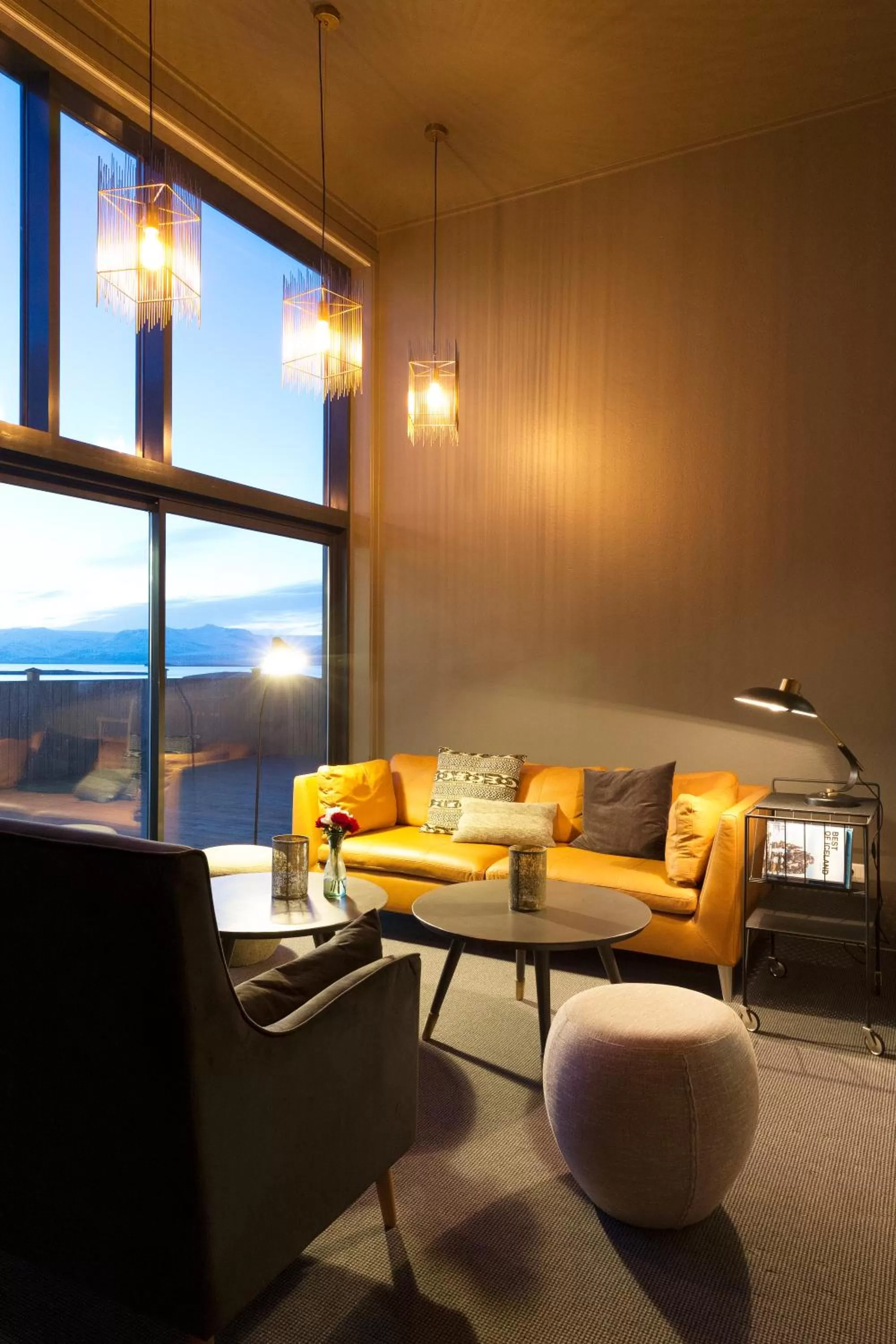 Seating area in Hotel Höfn