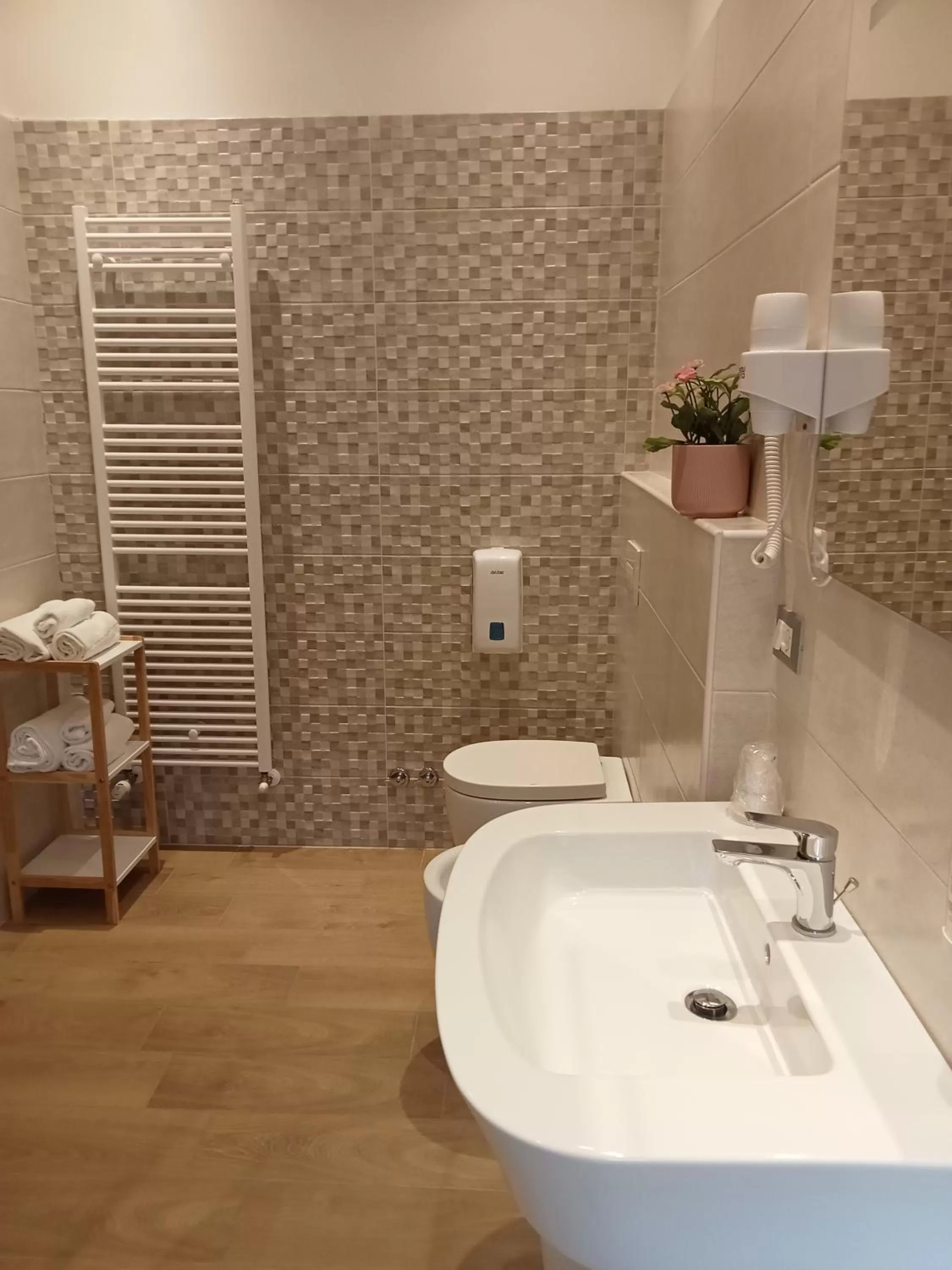 Toilet in Hotel Porta Rivera