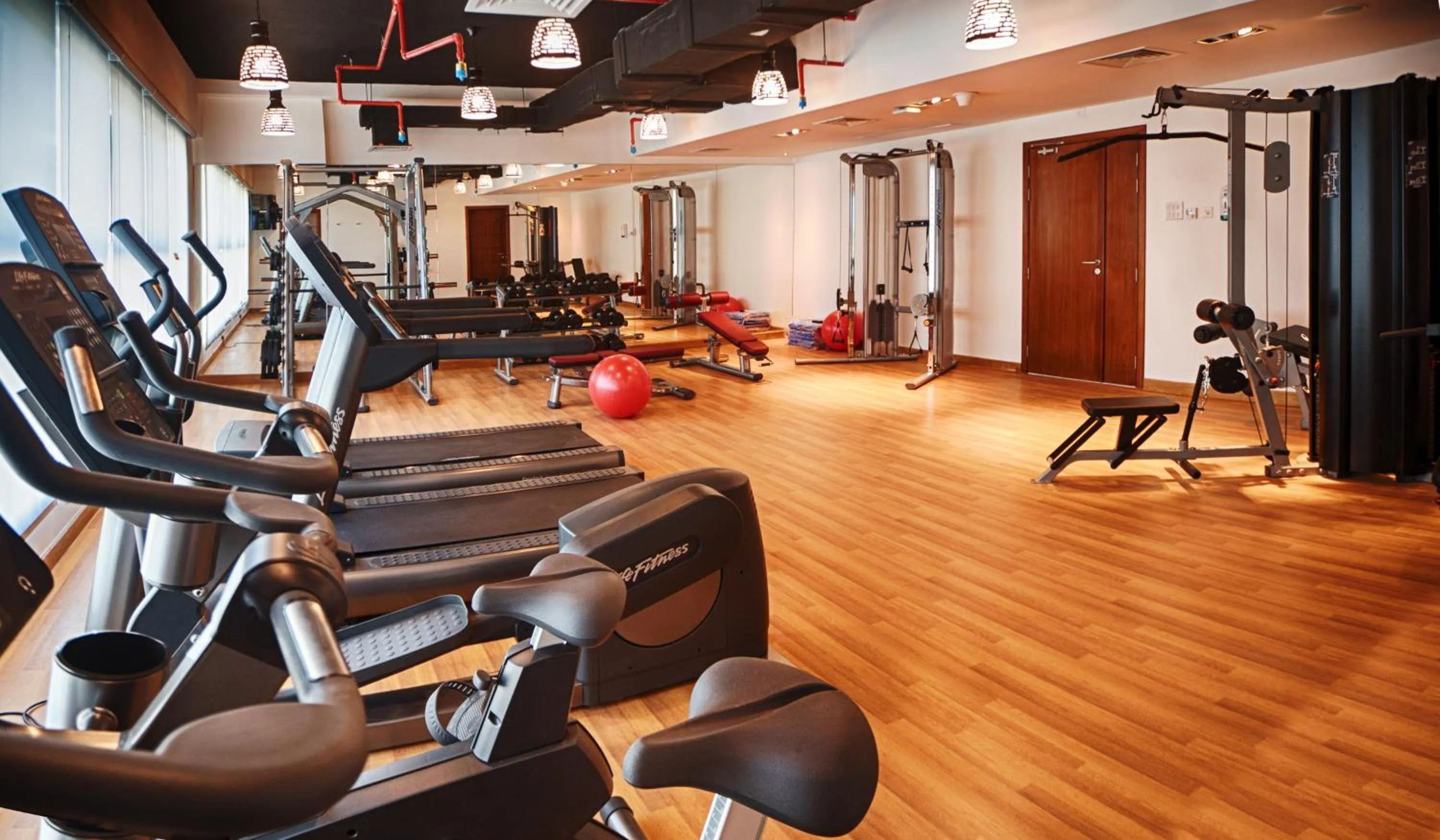 Fitness centre/facilities in Rose Park Hotel - Al Barsha, Opposite Metro Station