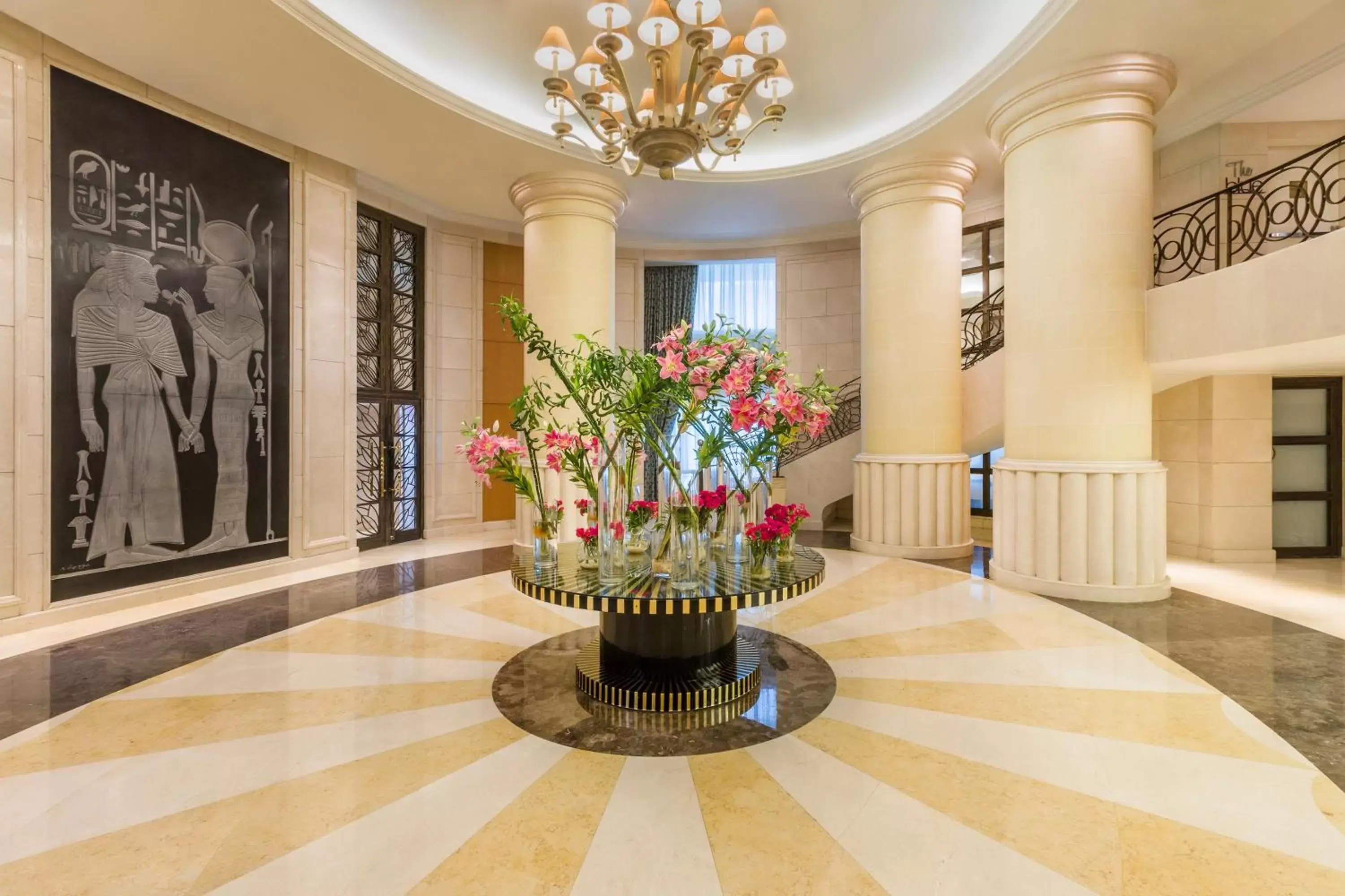 Lobby or reception, Lobby/Reception in Kempinski Nile Hotel, Cairo