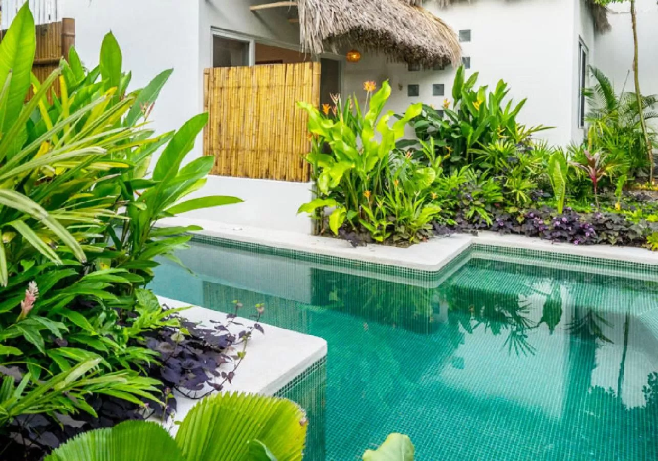 Pool view in Marii Hotel Boutique