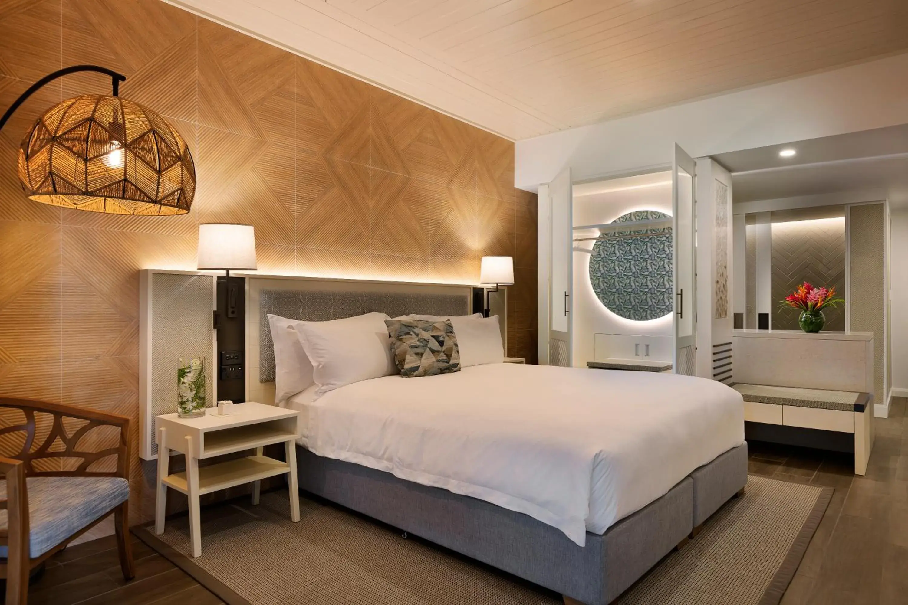Bed in Sofitel Fiji Resort & Spa