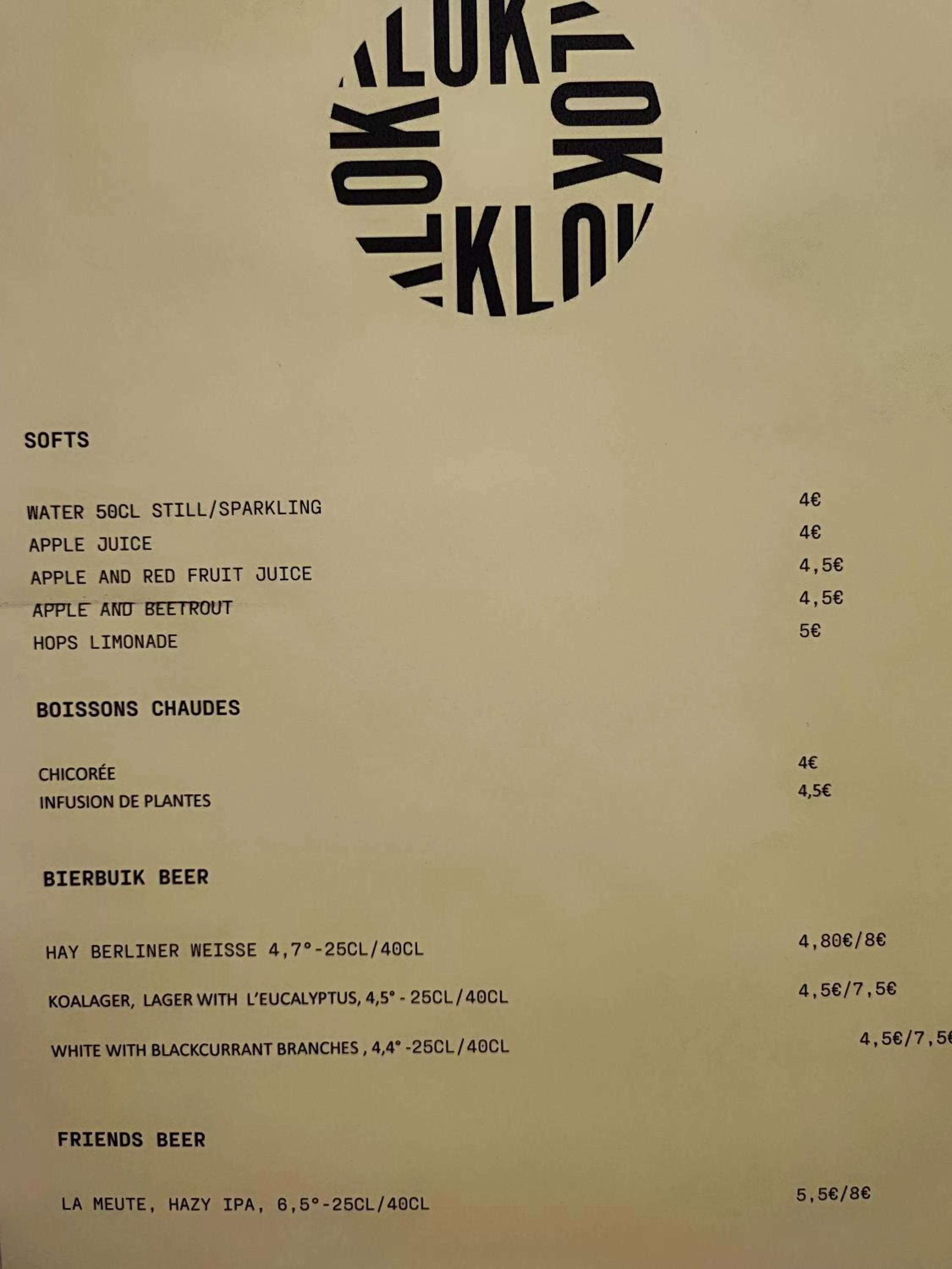 Restaurant/places to eat in Hotel La Grande Cloche