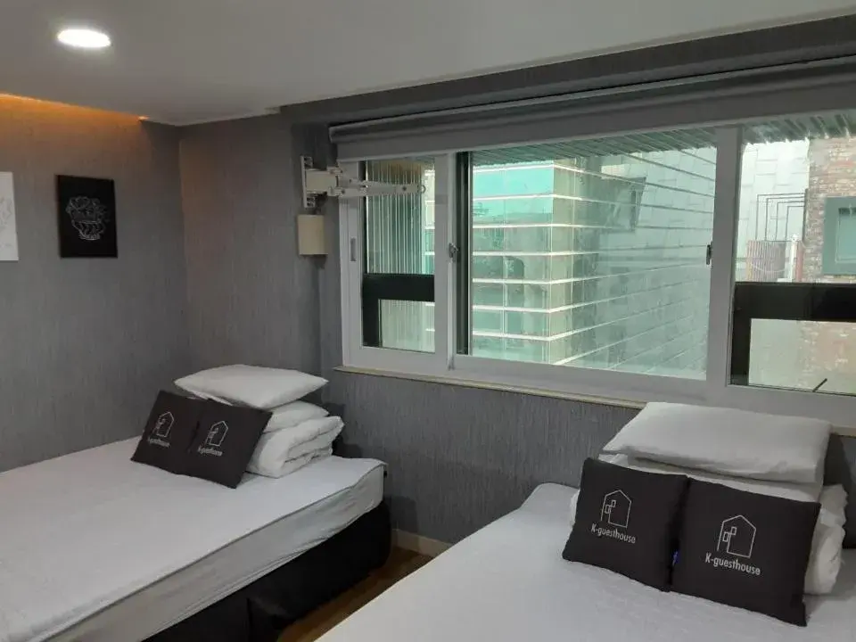 Bed in K-Guesthouse Premium Gangnam 1