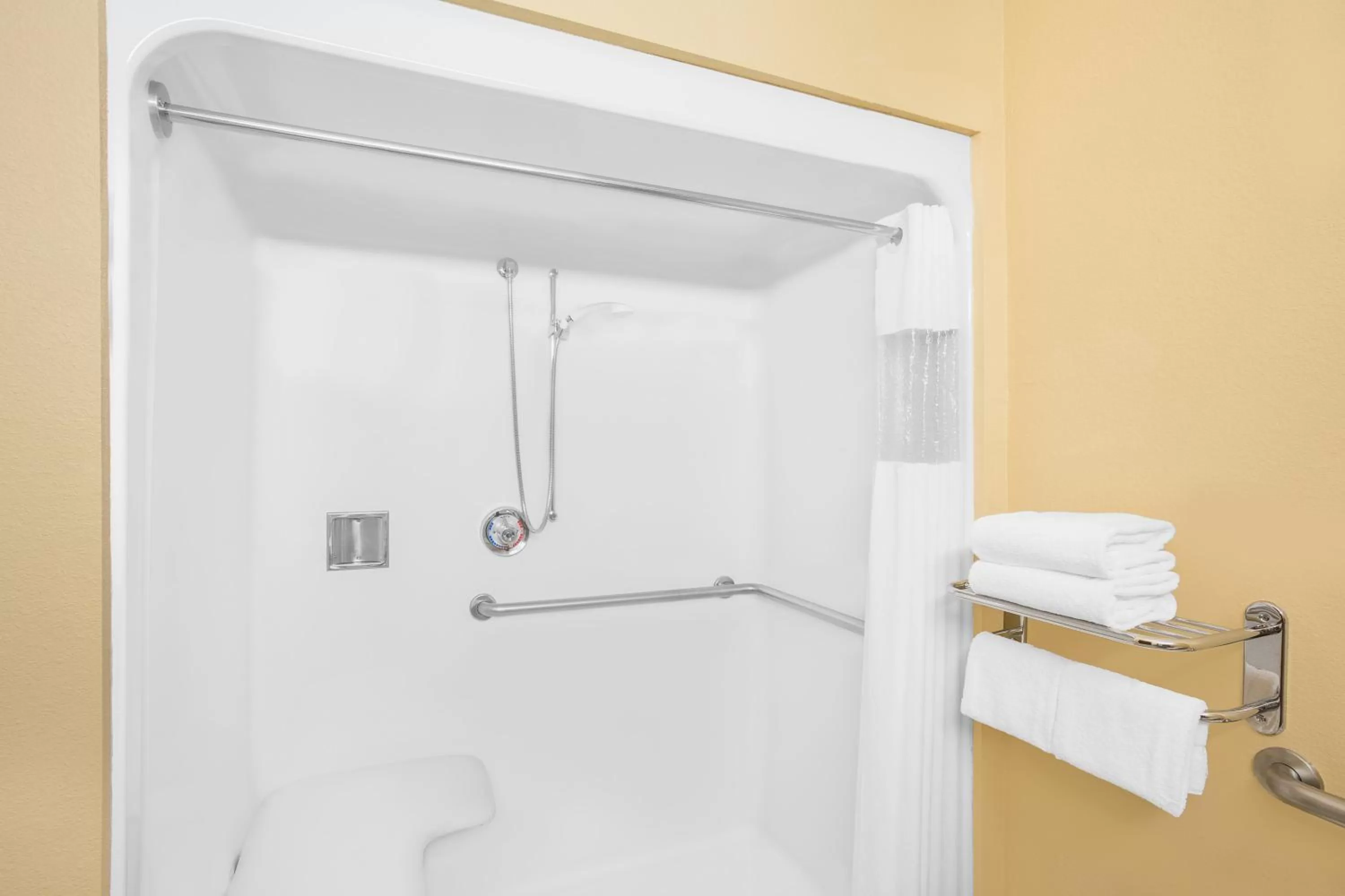 Bathroom in Microtel by Wyndham Bentonville