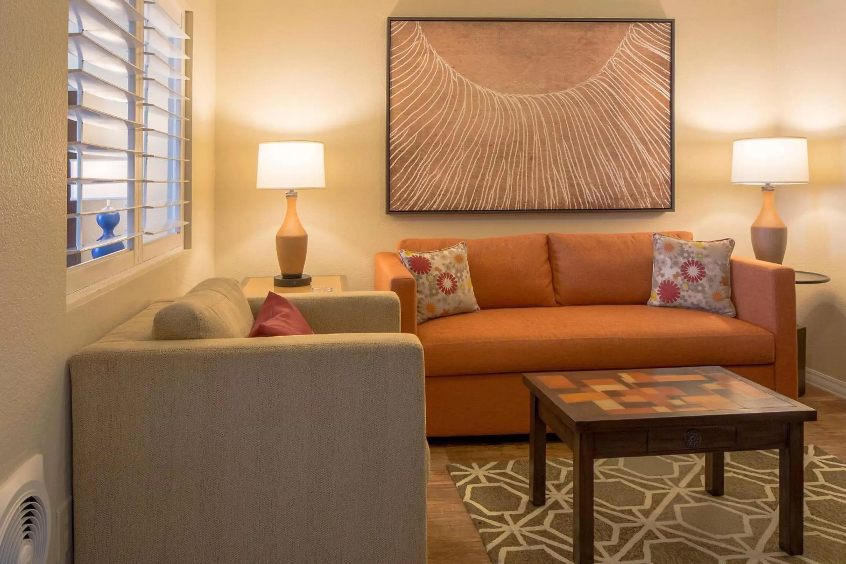 Living room, Seating Area in Bluegreen Vacations Casa Del Mar