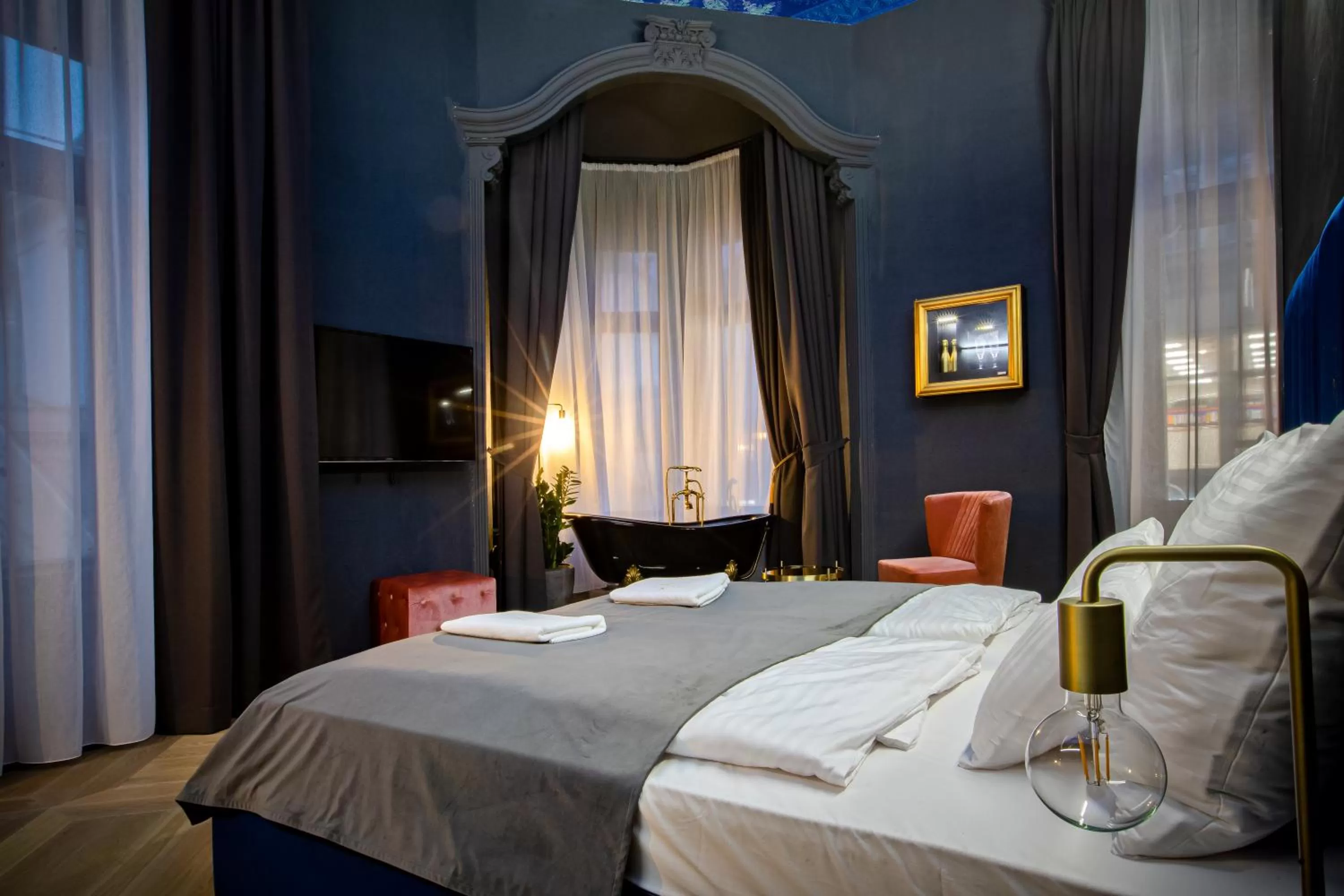 Photo of the whole room, Bed in Noble Boutique Hotel - Adults Only
