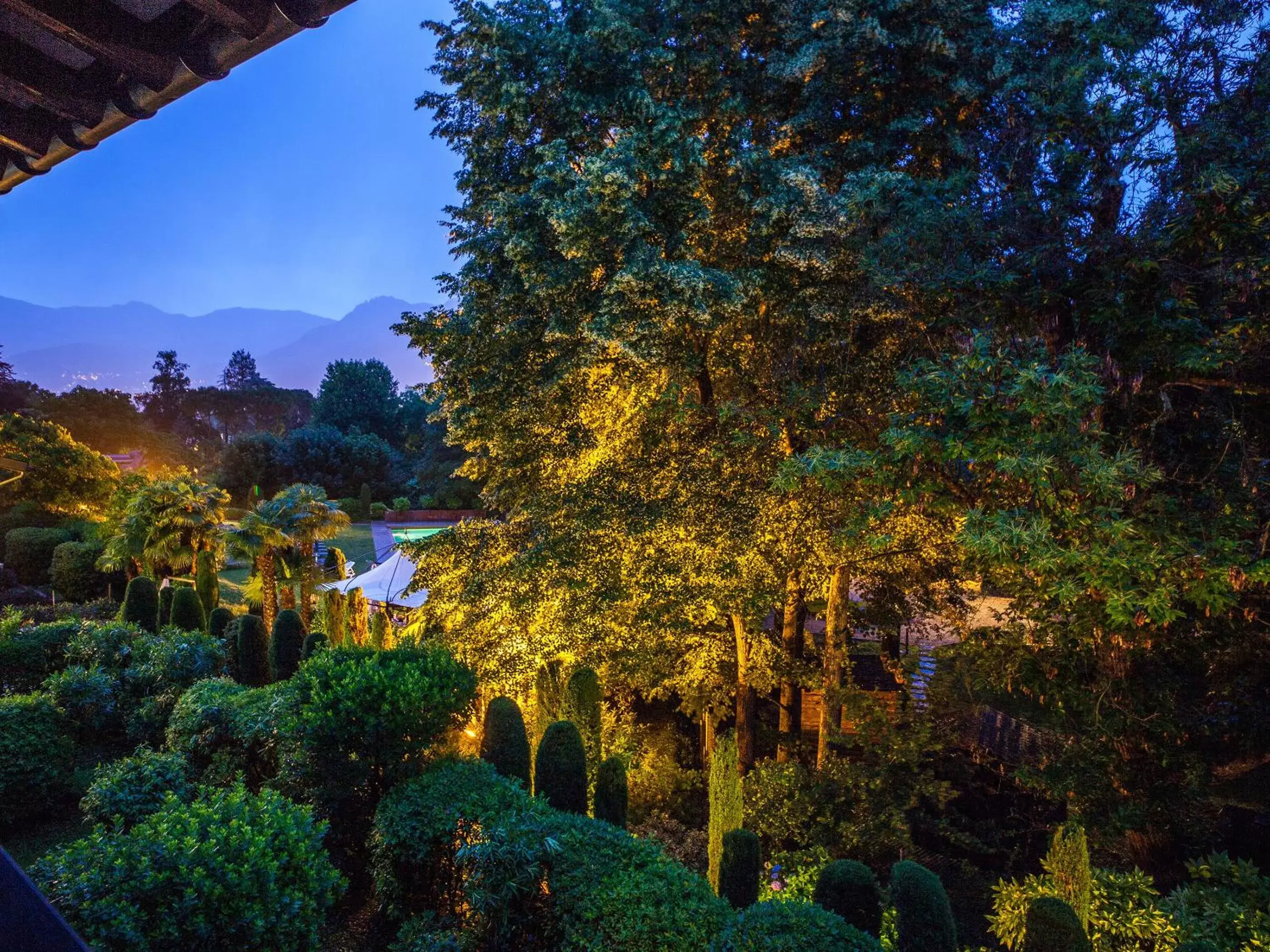 Garden view in Park Hotel Principe - Ticino Hotels Group