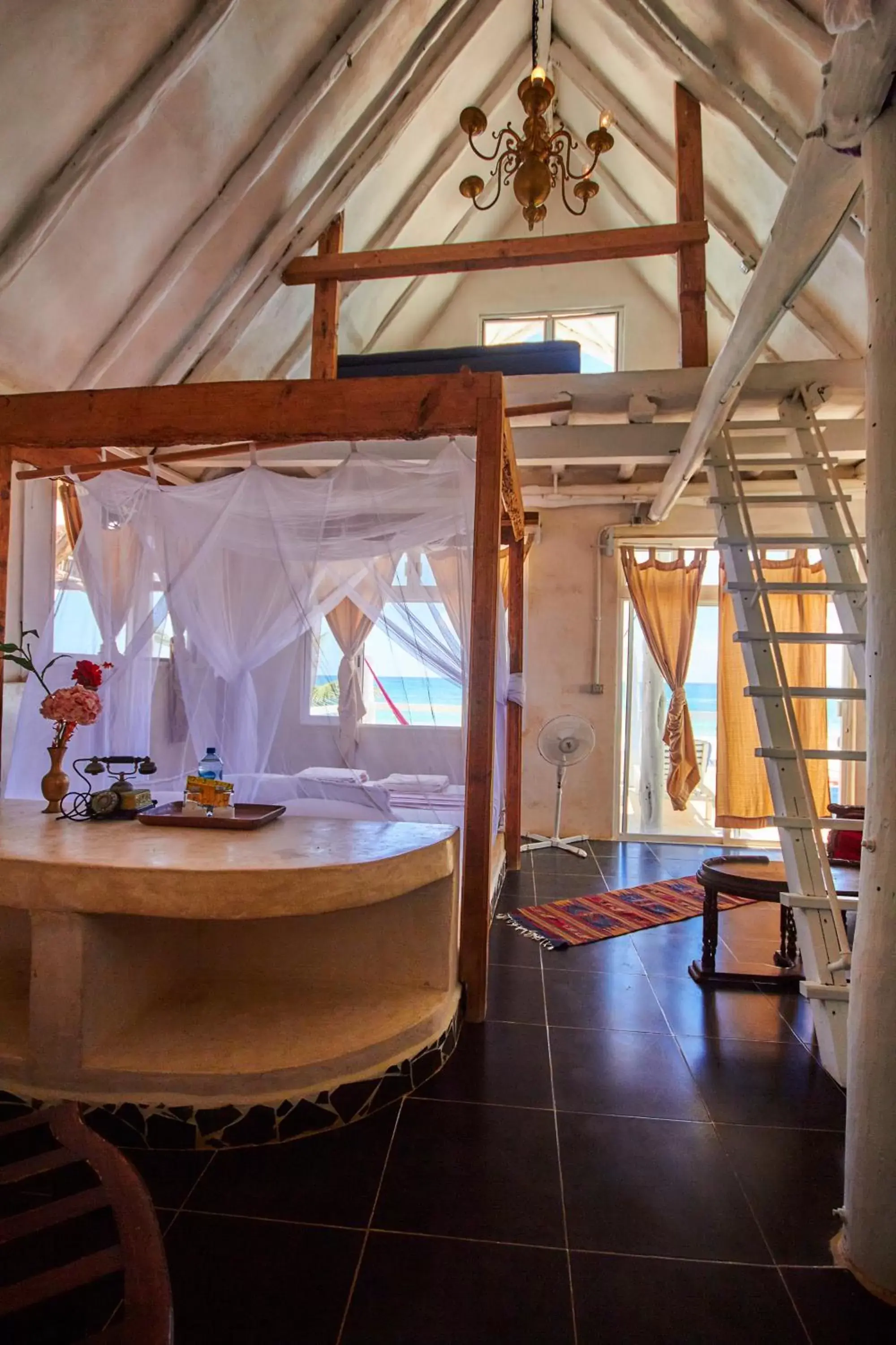 Photo of the whole room in Posada Lamar Tulum Beach Front and Pool