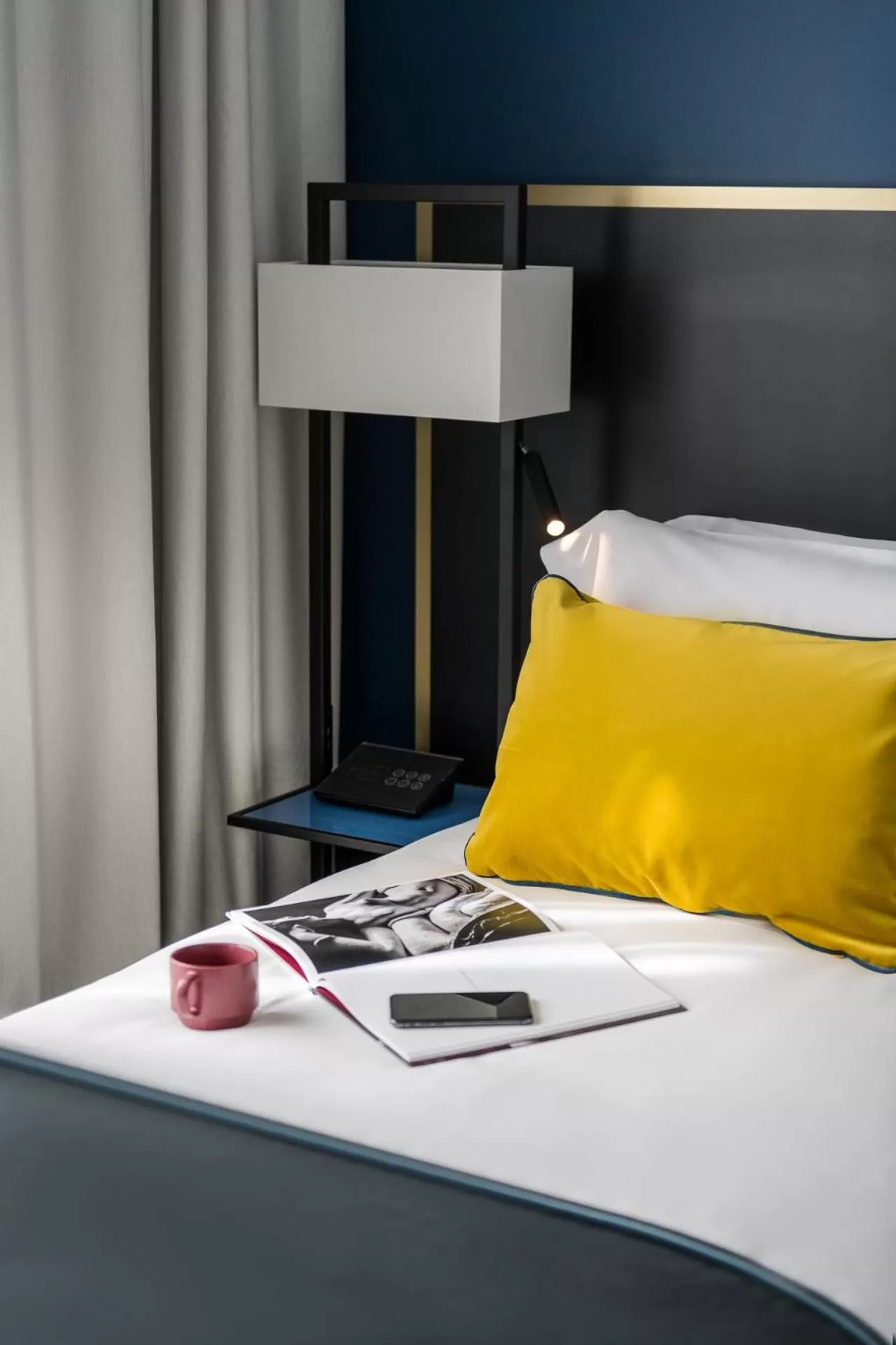 Bed in Habita79 Hotel Pompeii - MGallery Collection