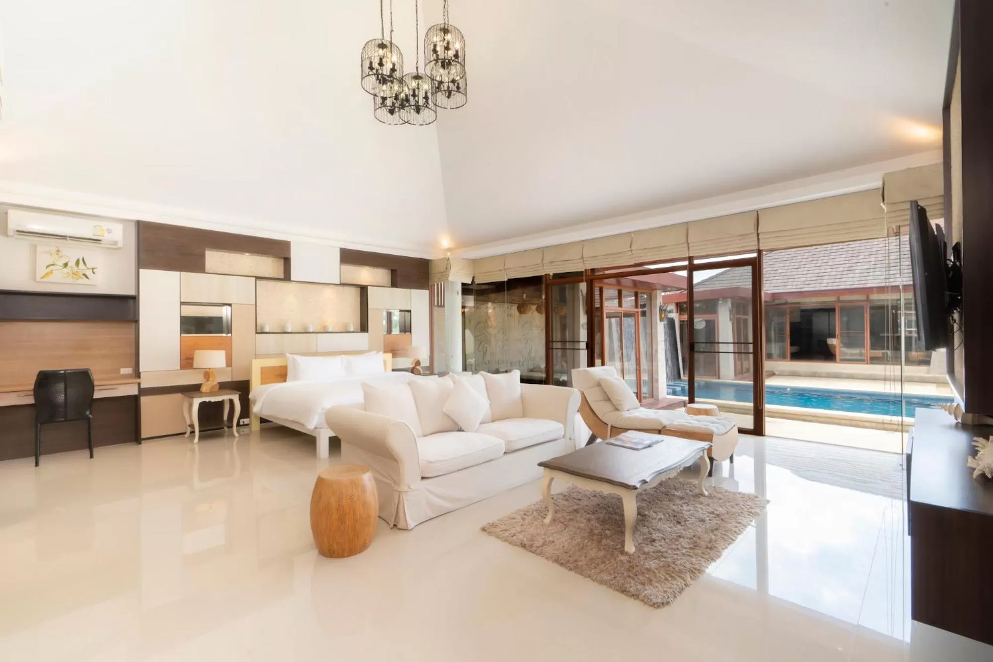 Bedroom in Dhevan Dara Resort & Spa Hua Hin - Pool Villa