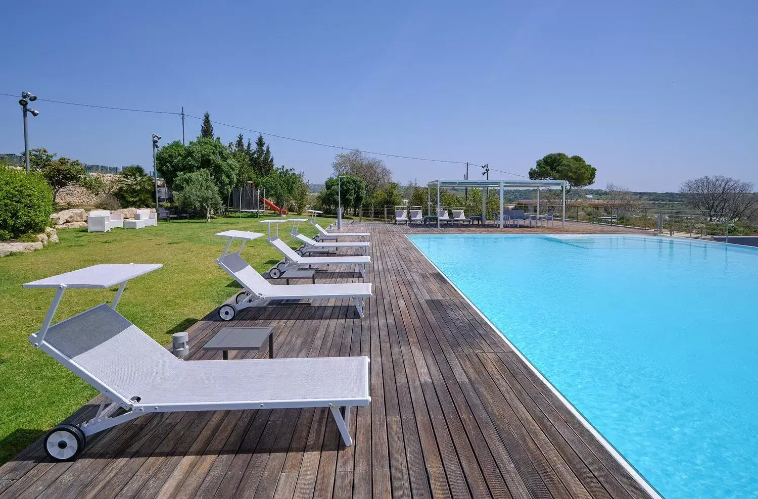 sunbed, Swimming Pool in Petrantica Resort