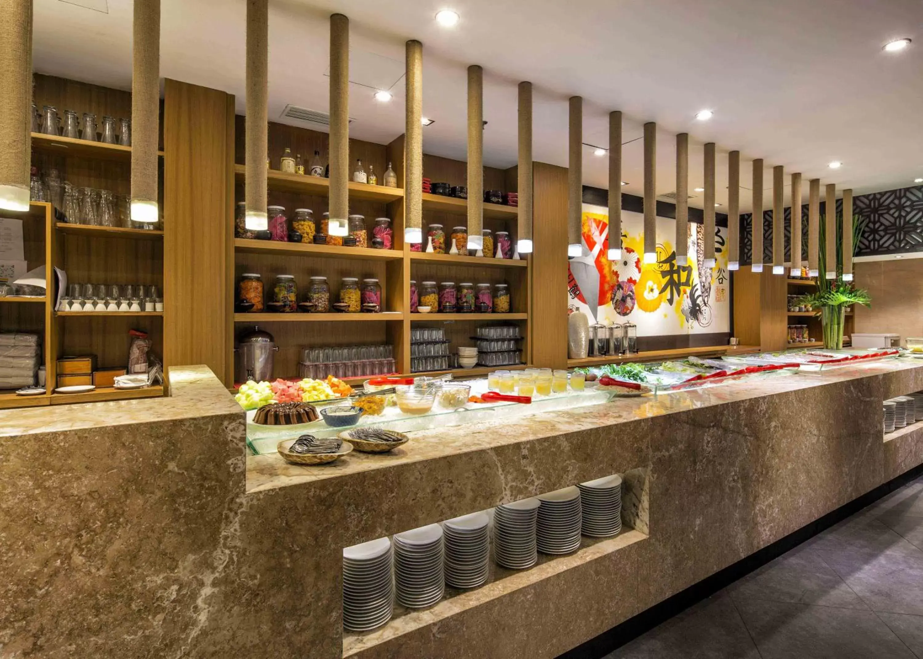 Buffet breakfast in Oria Hotel Jakarta