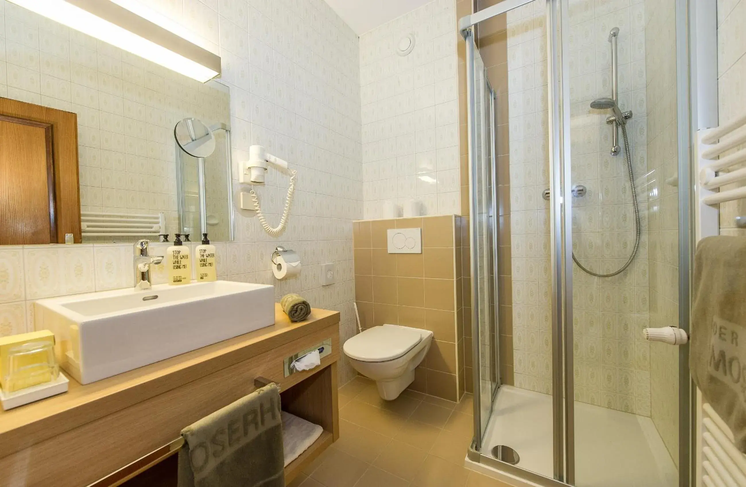 Bathroom in Hotel Moserhof