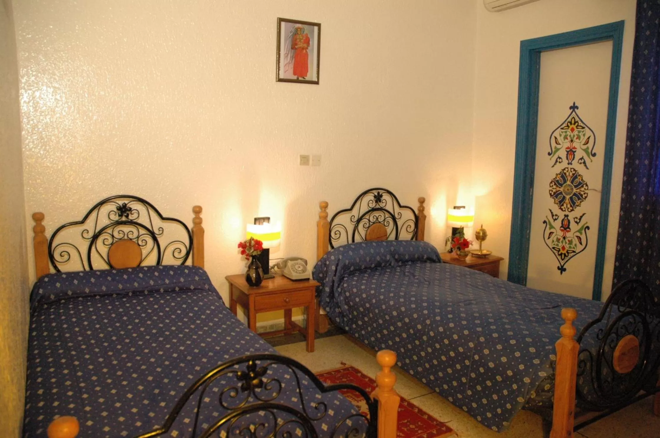 View (from property/room), Bed in Hotel Tiout