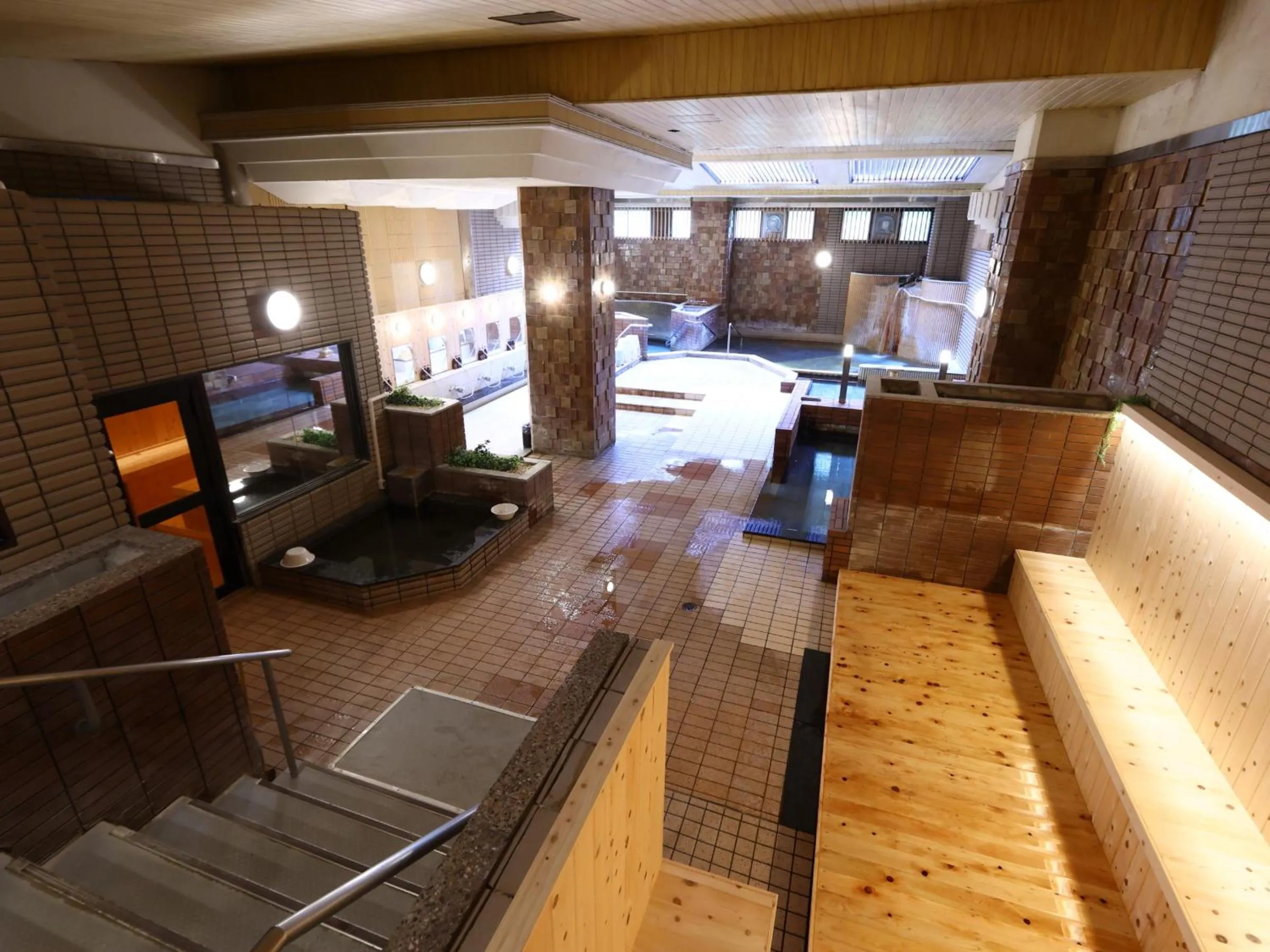 Hot Spring Bath in Hotel Yudanaka