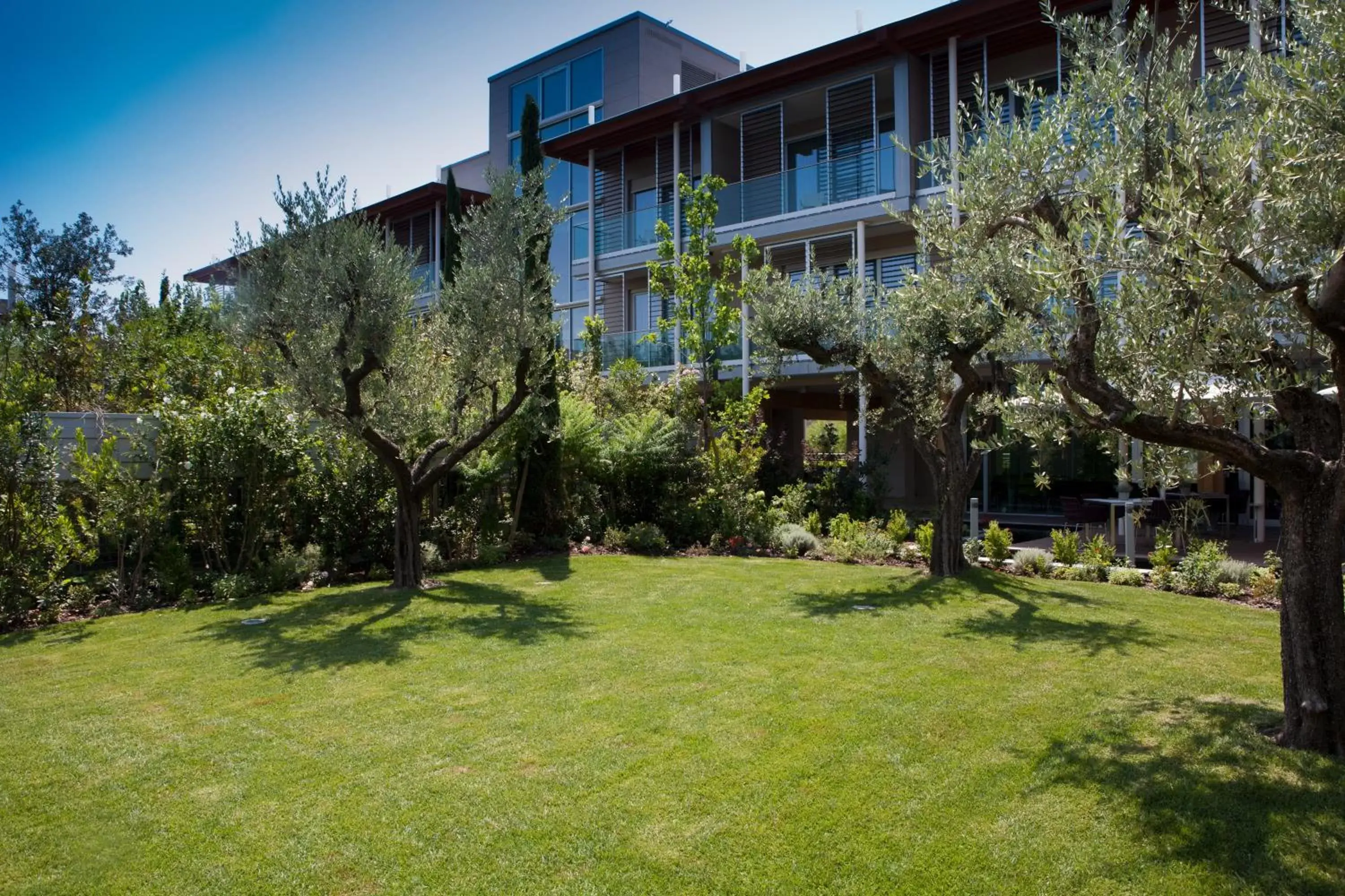 Garden, Property Building in Aqualux Hotel Spa Suite & Terme
