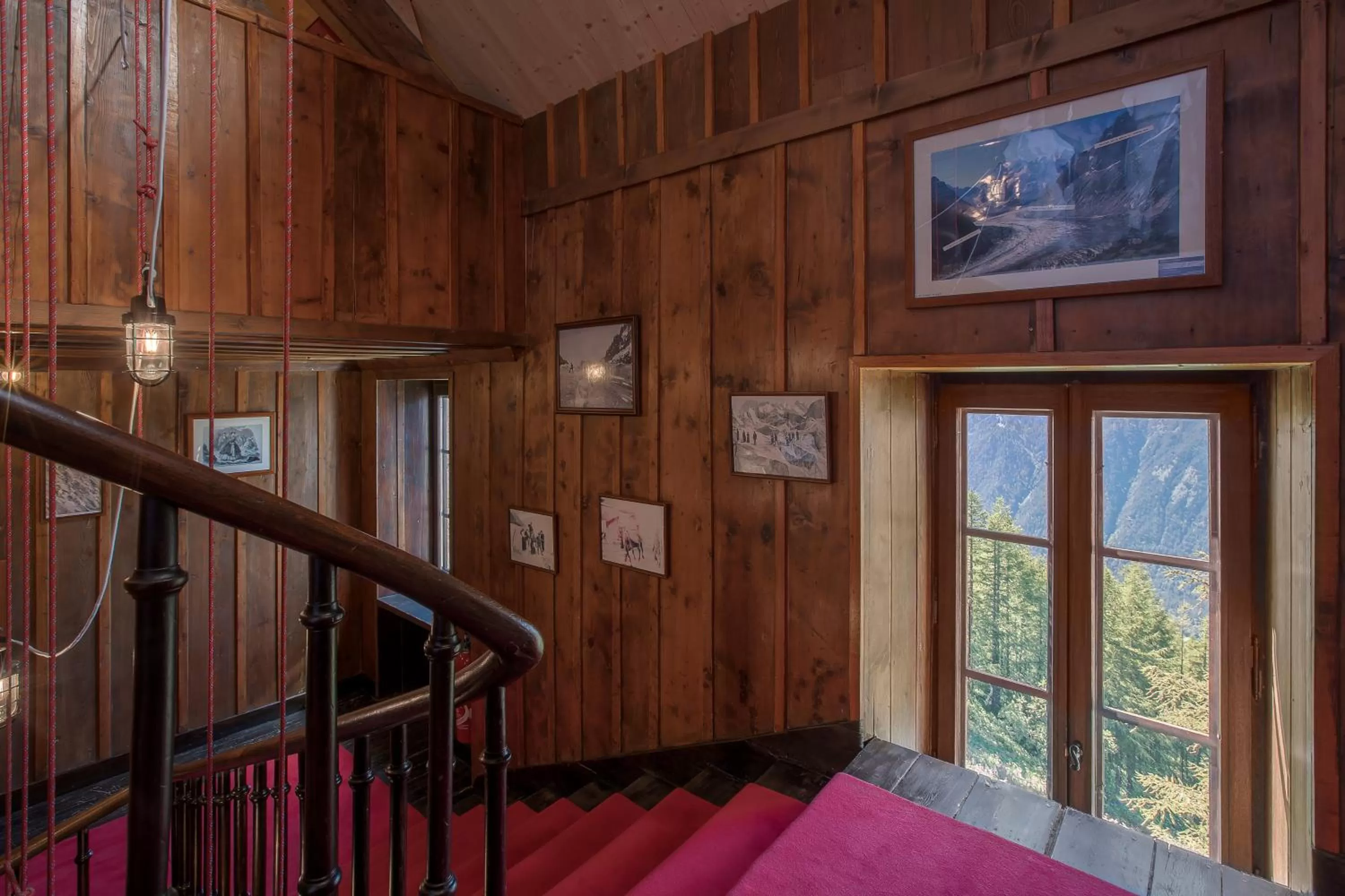 Lobby or reception in Refuge du Montenvers