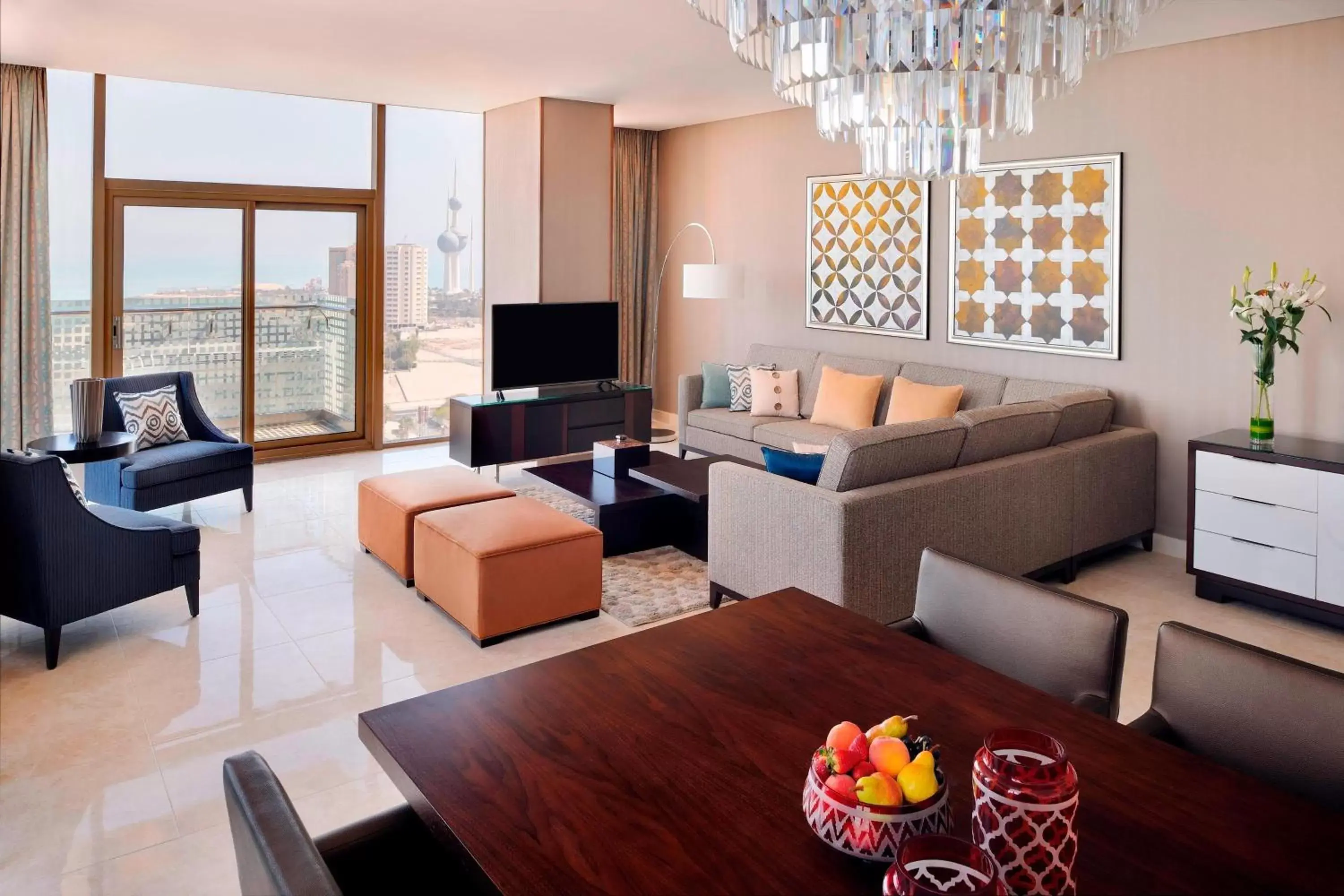 Living room, Seating Area in Residence Inn by Marriott Kuwait City