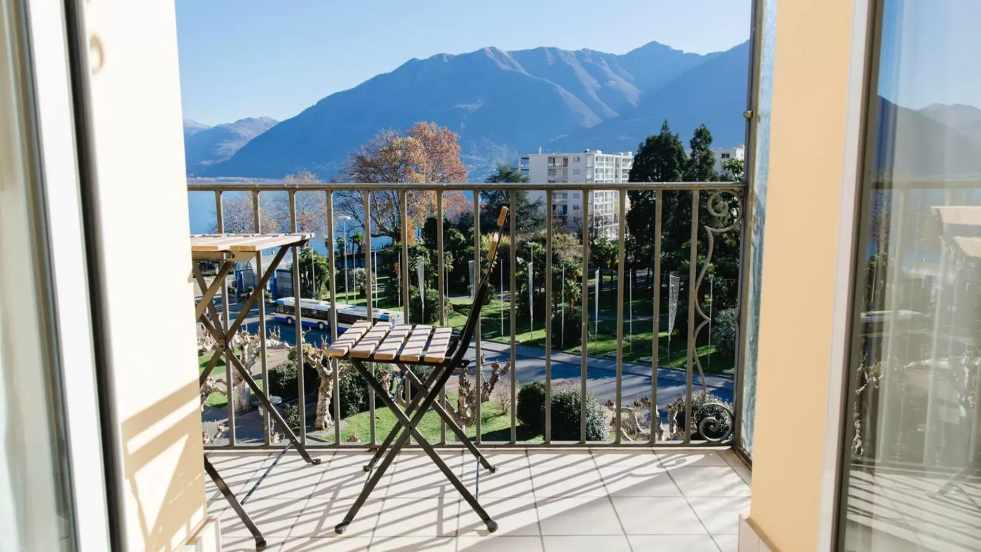 Pool View in Hotel Du Lac