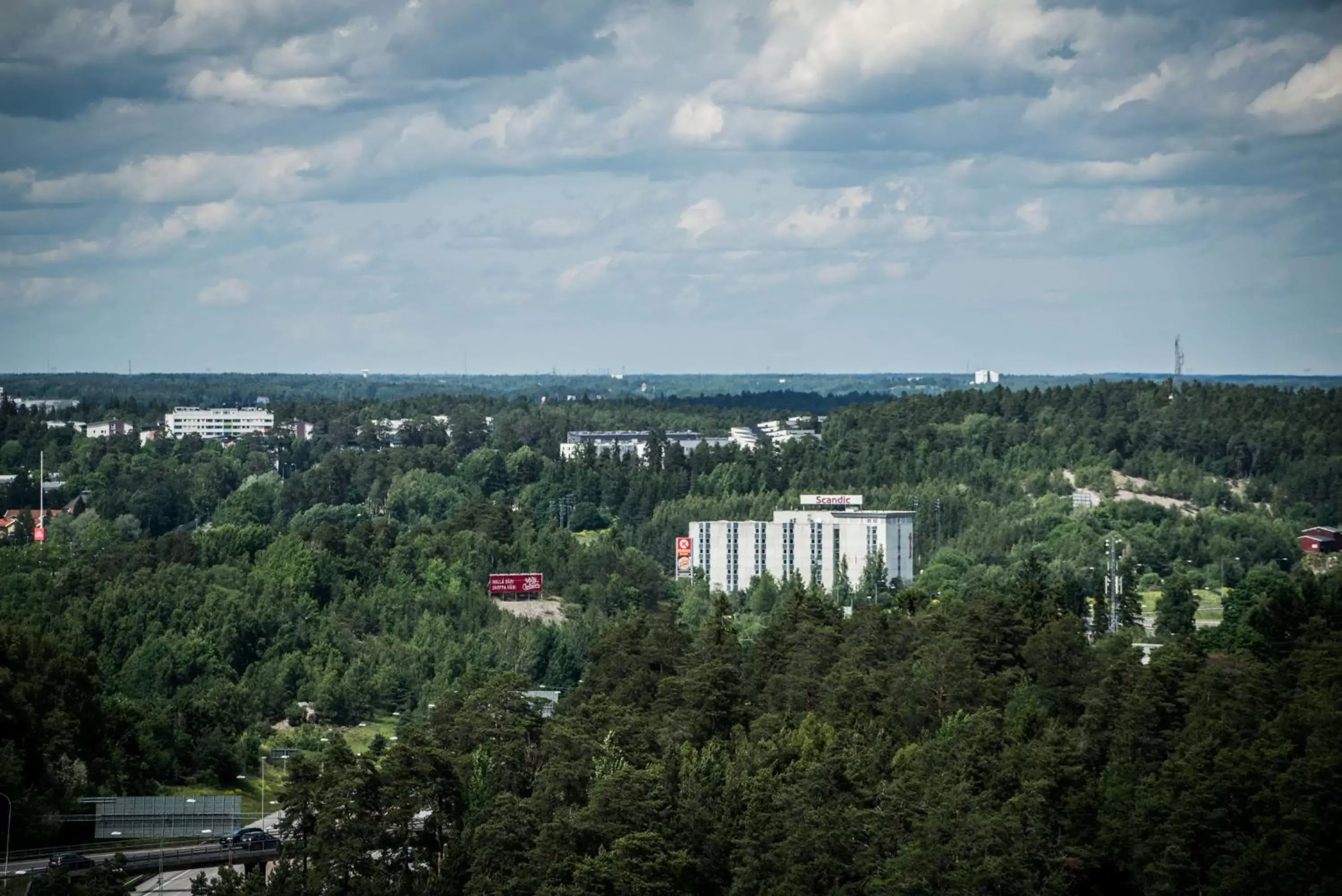 Property building, Bird's-eye View in Scandic Upplands Väsby