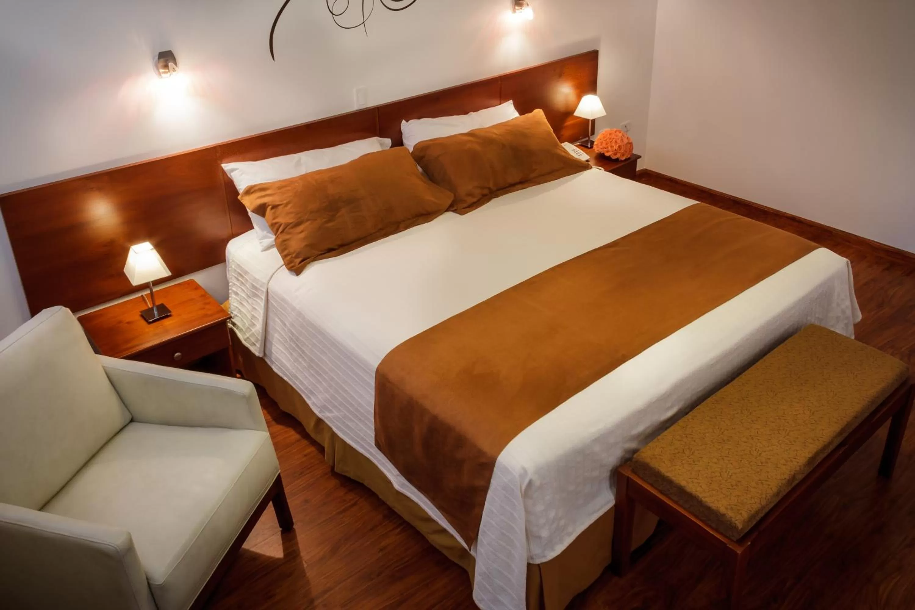 Decorative detail, Bed in Hotel Ajavi