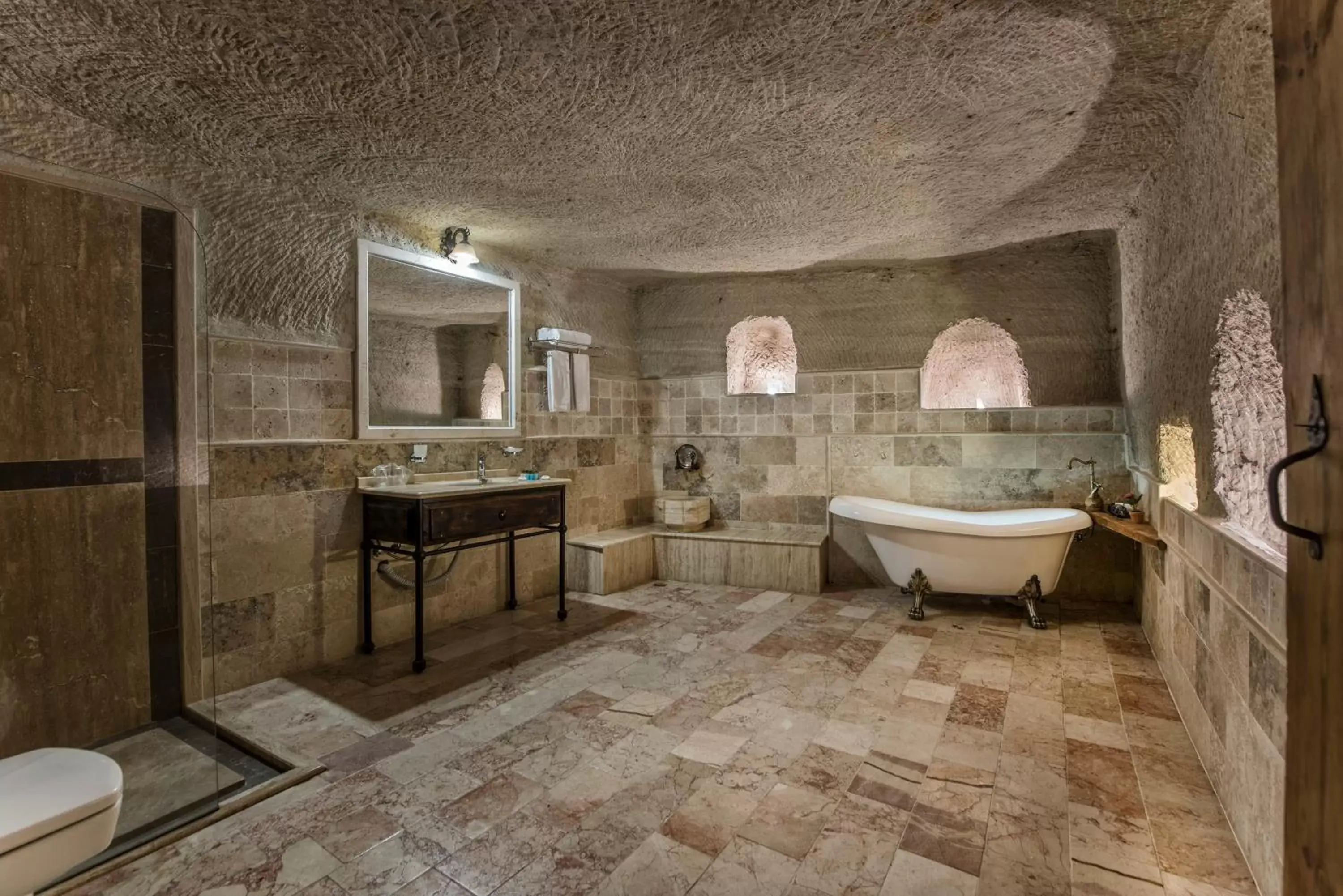 Bathroom in Aydinli Cave Hotel