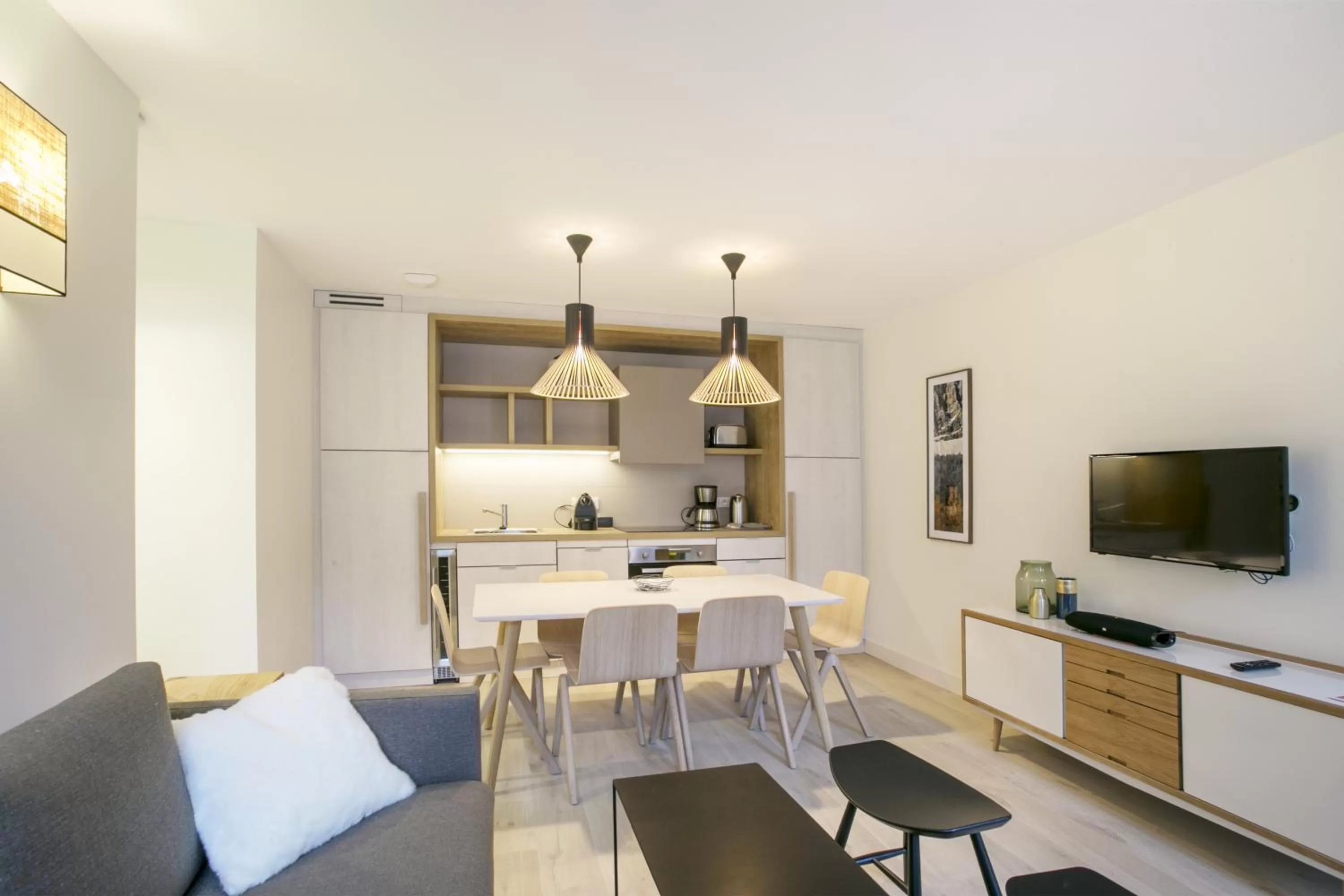 TV and multimedia in Le Génépy - Appart'hôtel de Charme