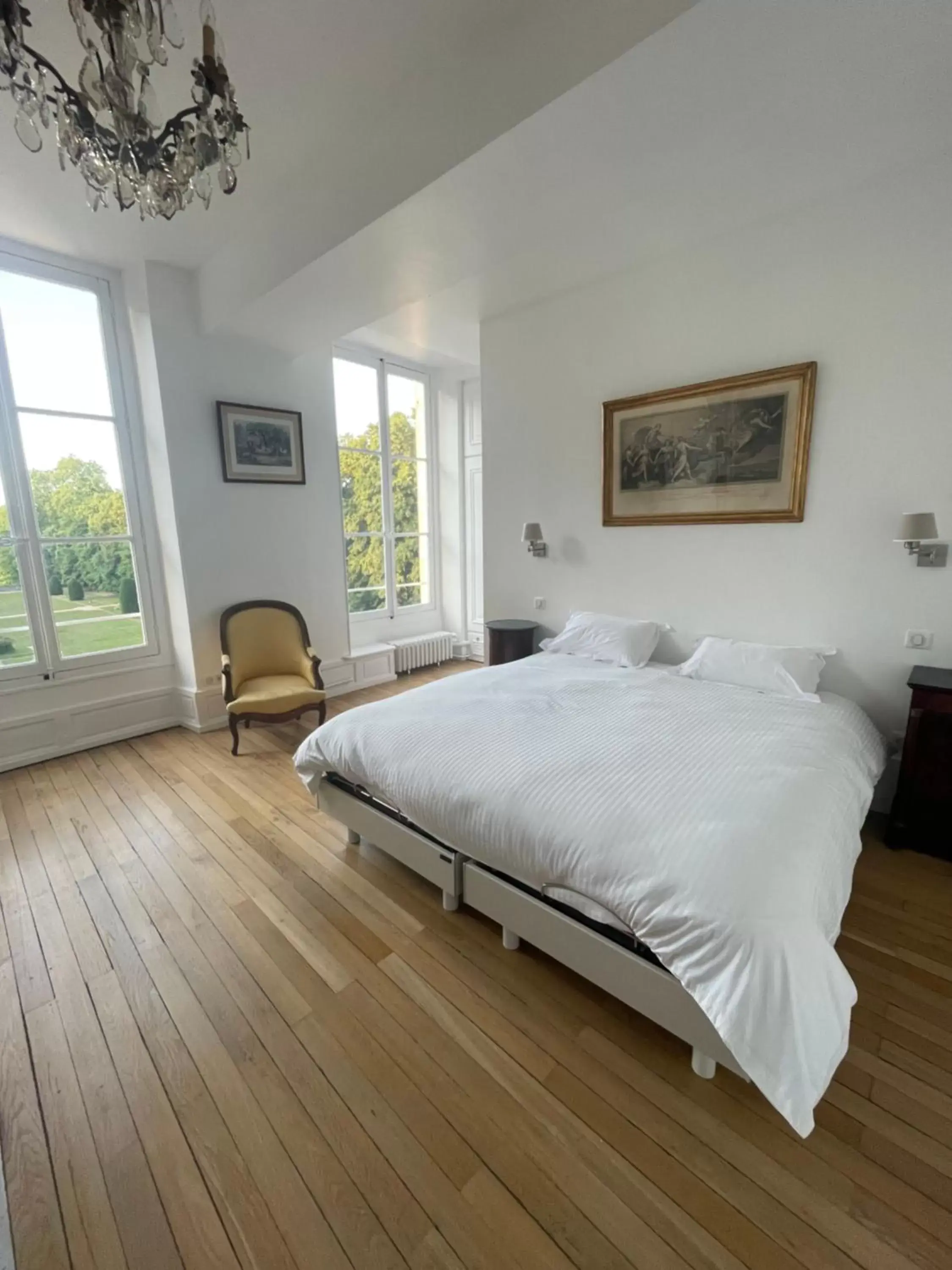 Bed in Château du Rondon