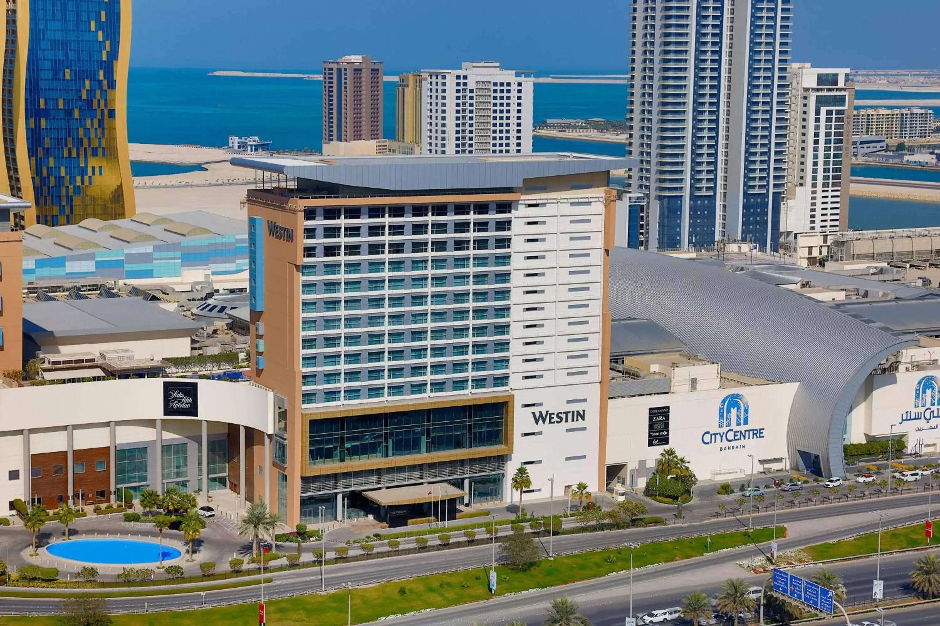 Property building, Bird's-eye View in The Westin City Centre Bahrain