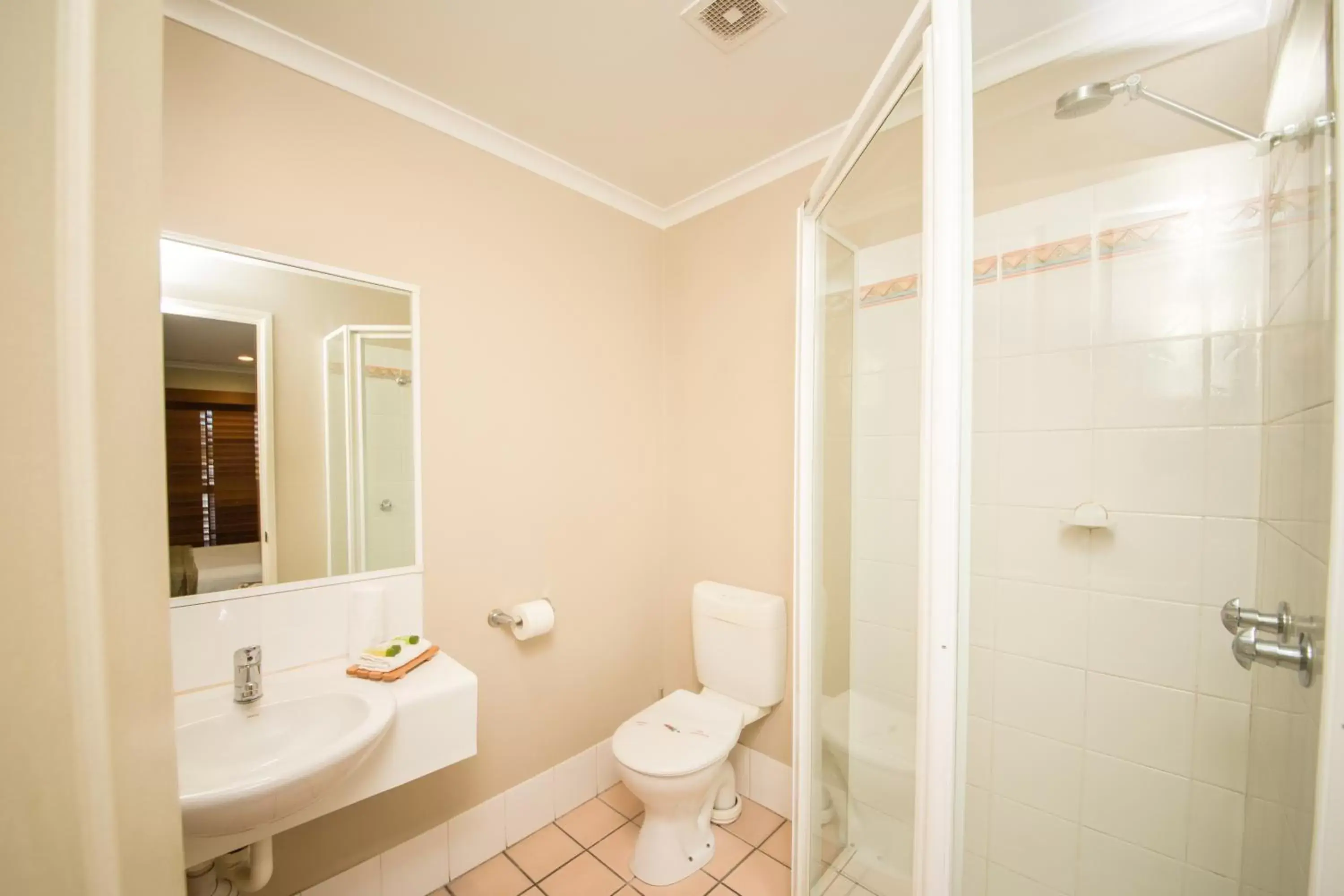 Bathroom in Cosmopolitan Motel & Serviced Apartments